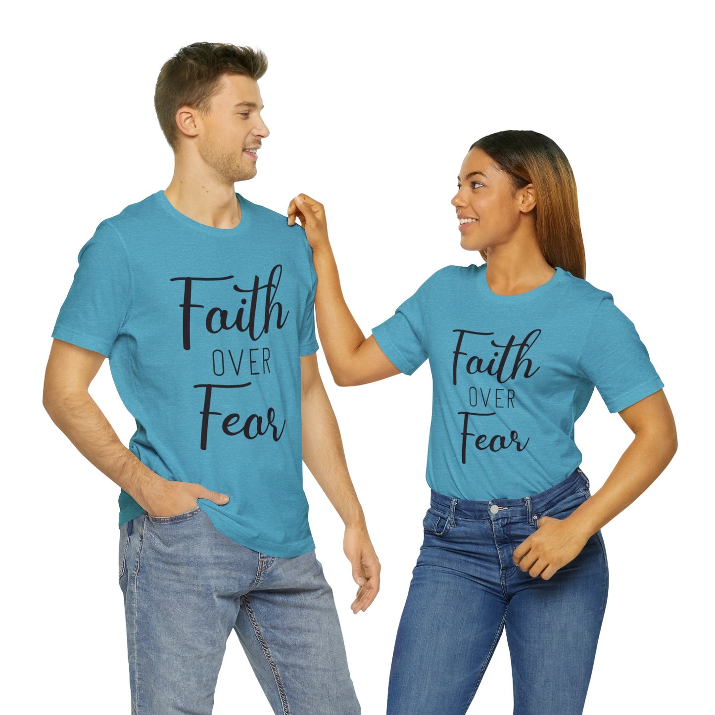 Faith over Fear Short sleeve Tshirt