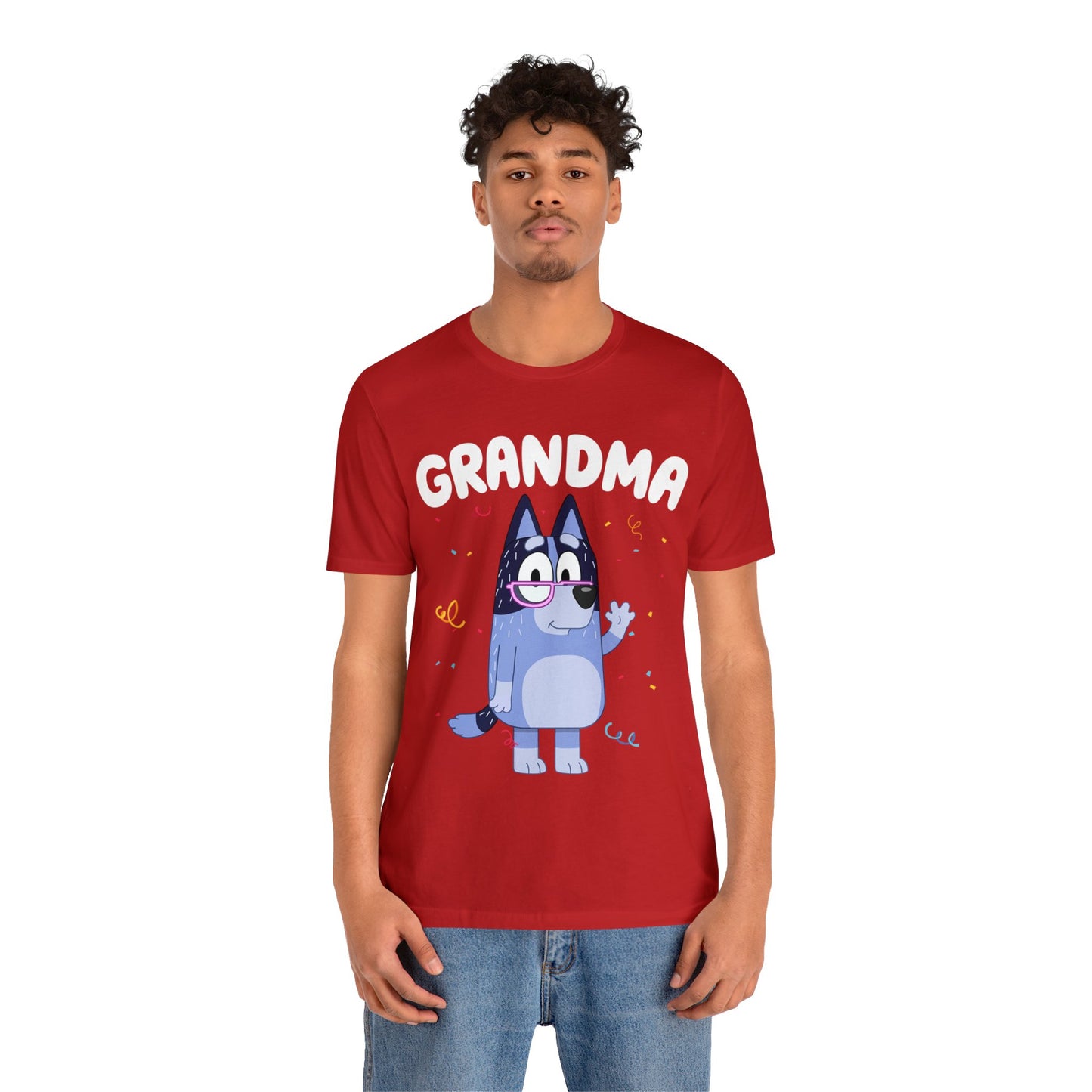 Grandma Bluey Birthday short sleeve Tshirt