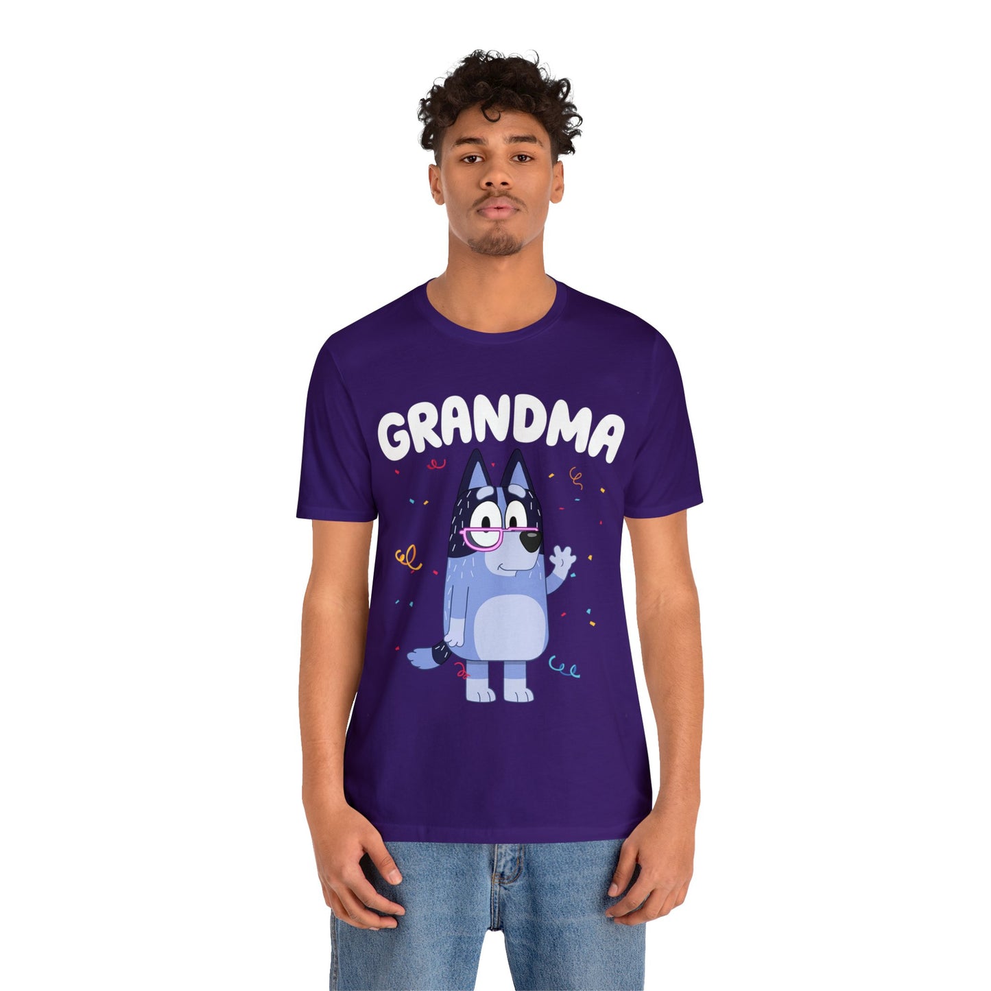 Grandma Bluey Birthday short sleeve Tshirt