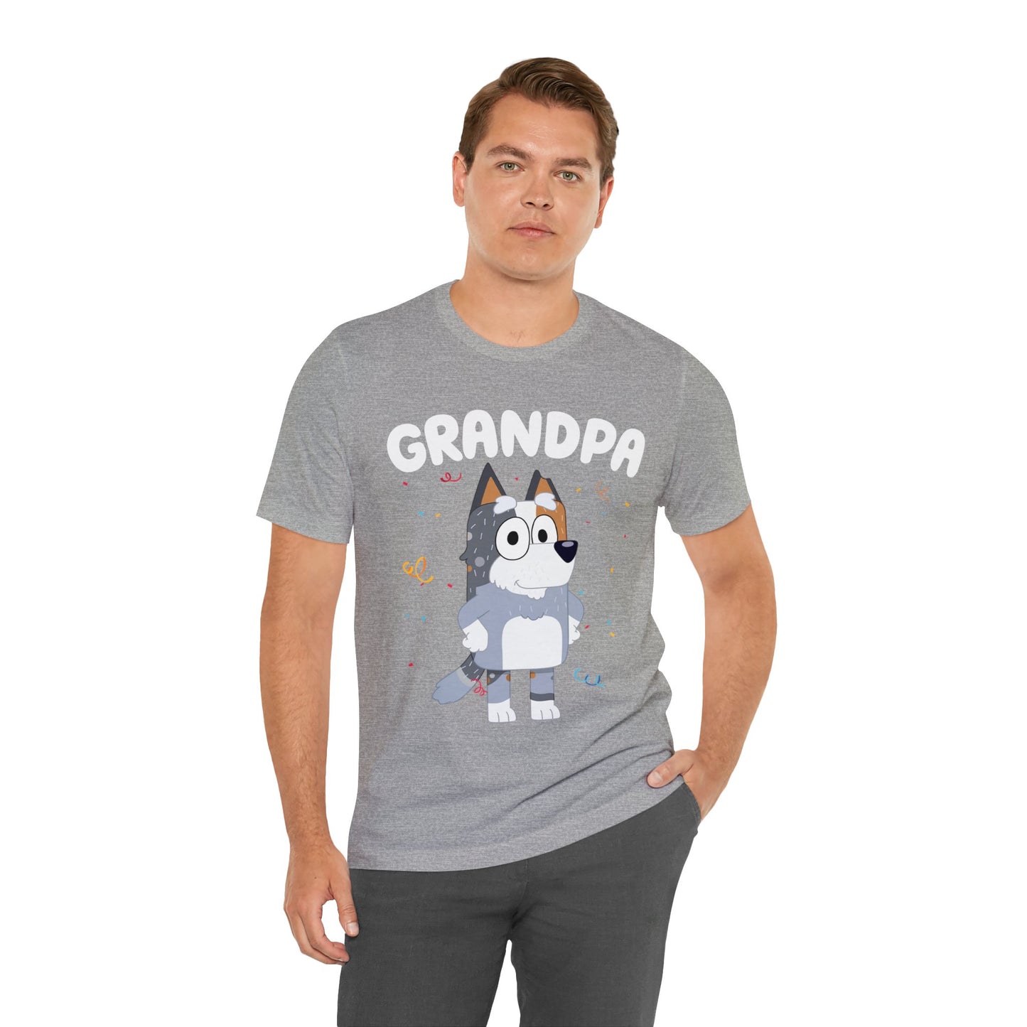 Grandpa Bluey Birthday Short sleeve Tshirt