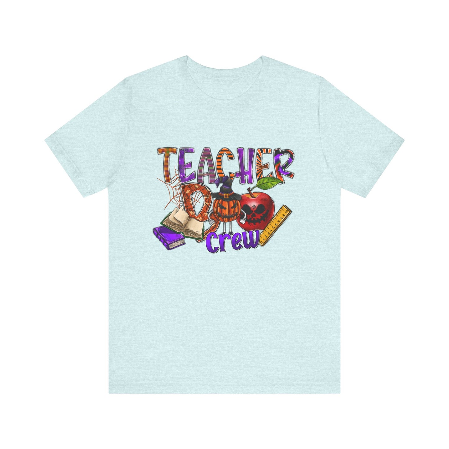 Teacher Boo Crew Jersey Short Sleeve Tee