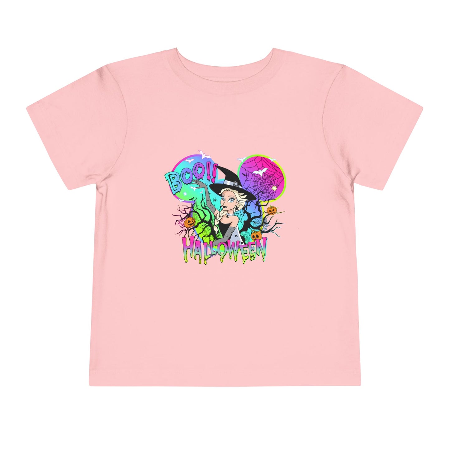 Elsa Boo! Halloween Toddler Short Sleeve Tee