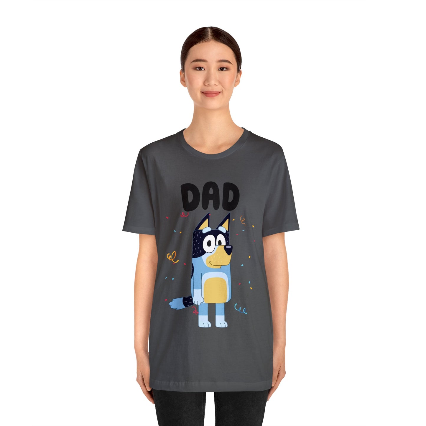 Dad Bluey Birthday Short sleeve Tshirt
