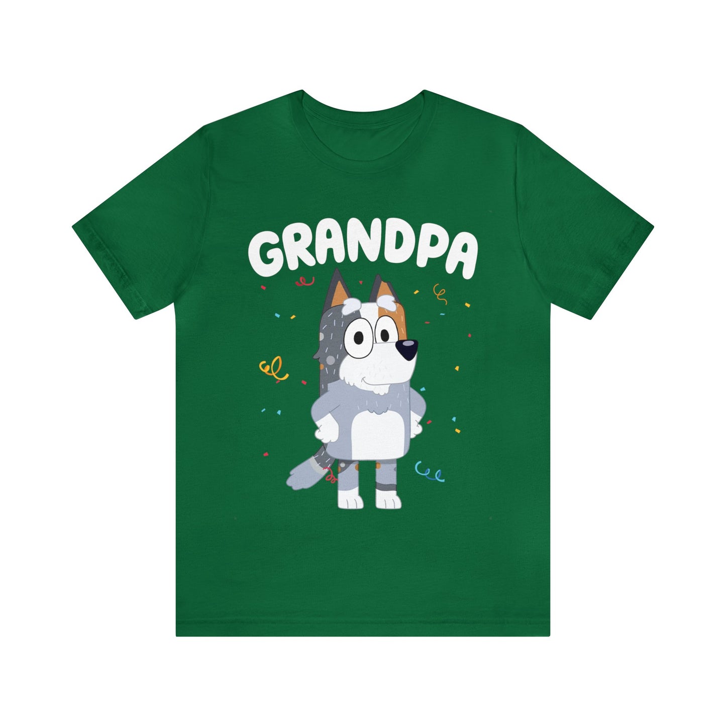 Grandpa Bluey Birthday Short sleeve Tshirt