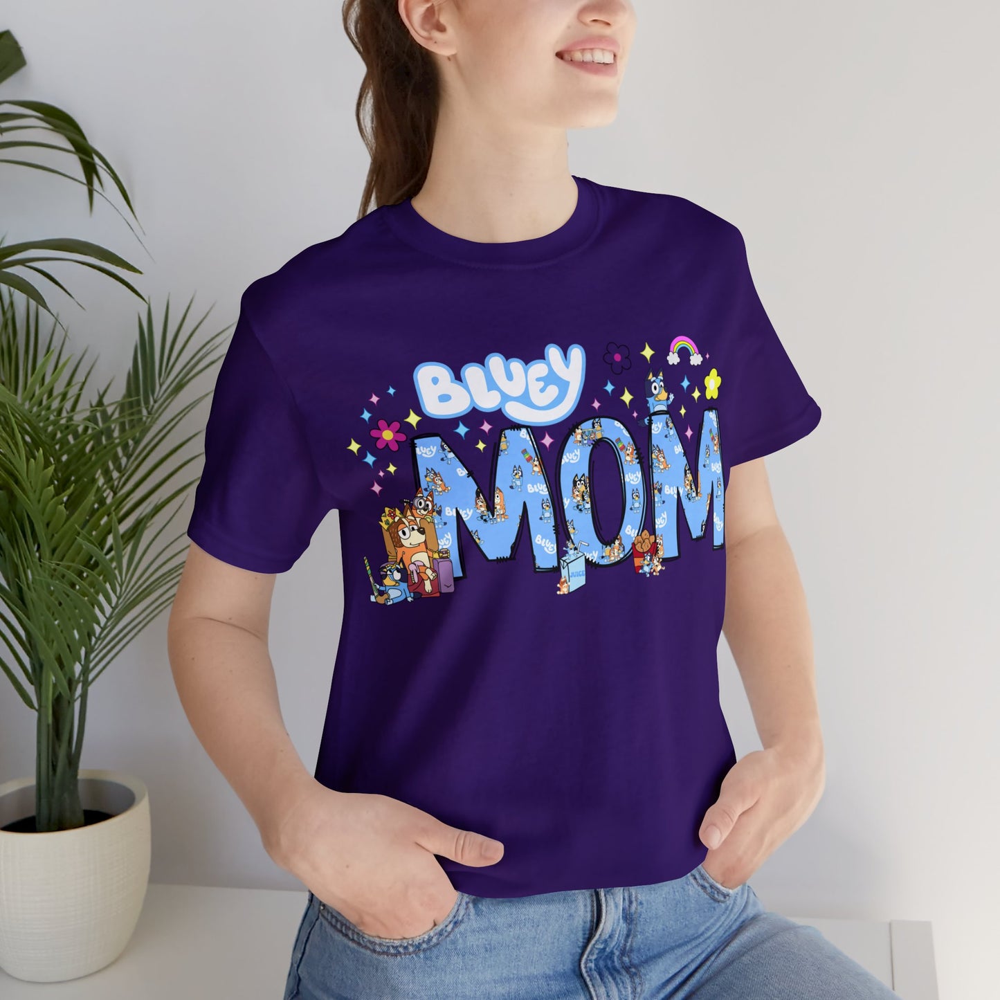 BLUEY MOM AFFIRMATIONS short sleeve tshirt