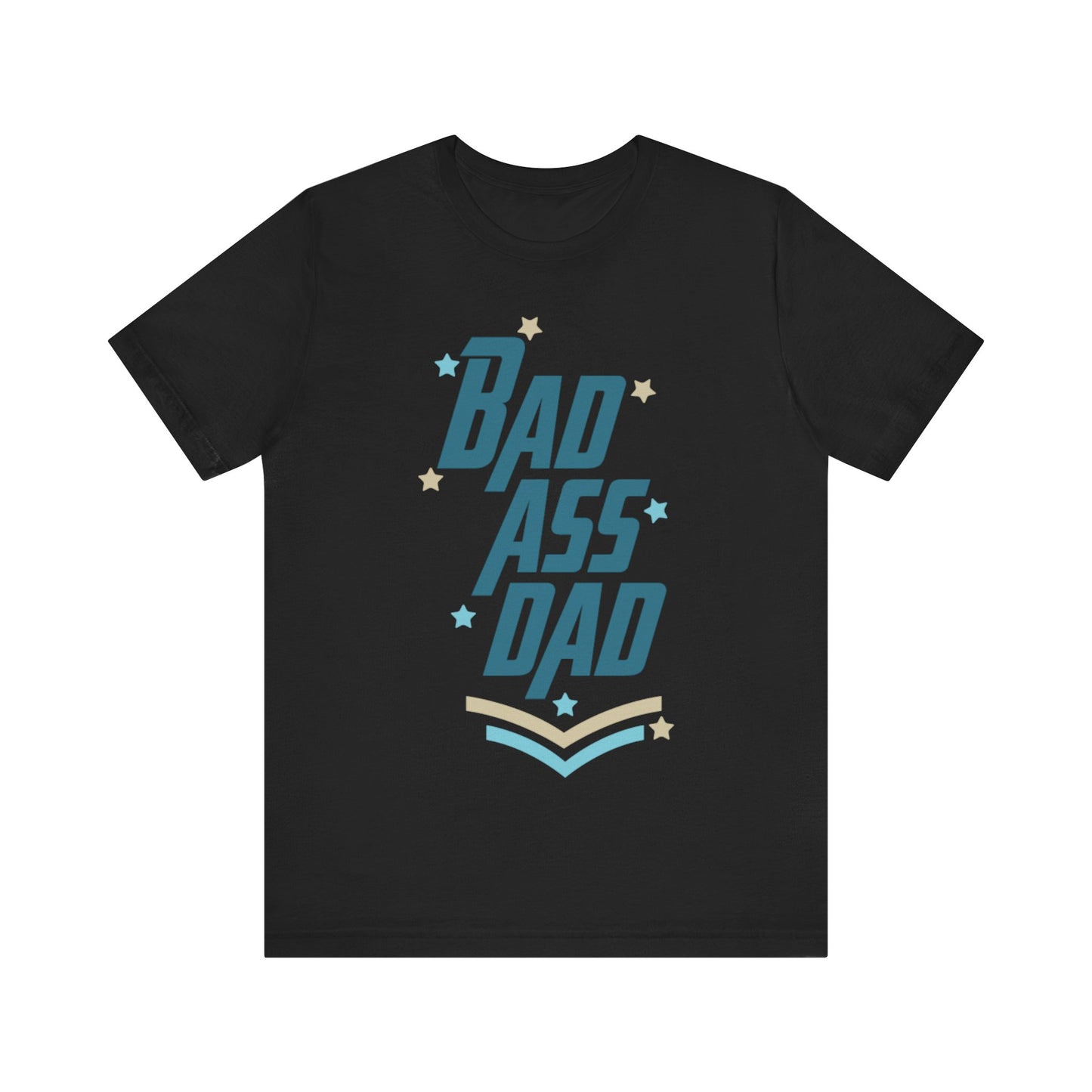 Bad Ass Dad Jersey Short Sleeve Tee