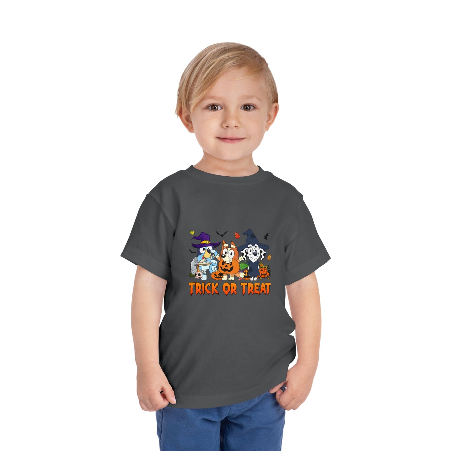 Bluey-Bingo-Chloe Trick or Treat Toddler Short Sleeve Tee