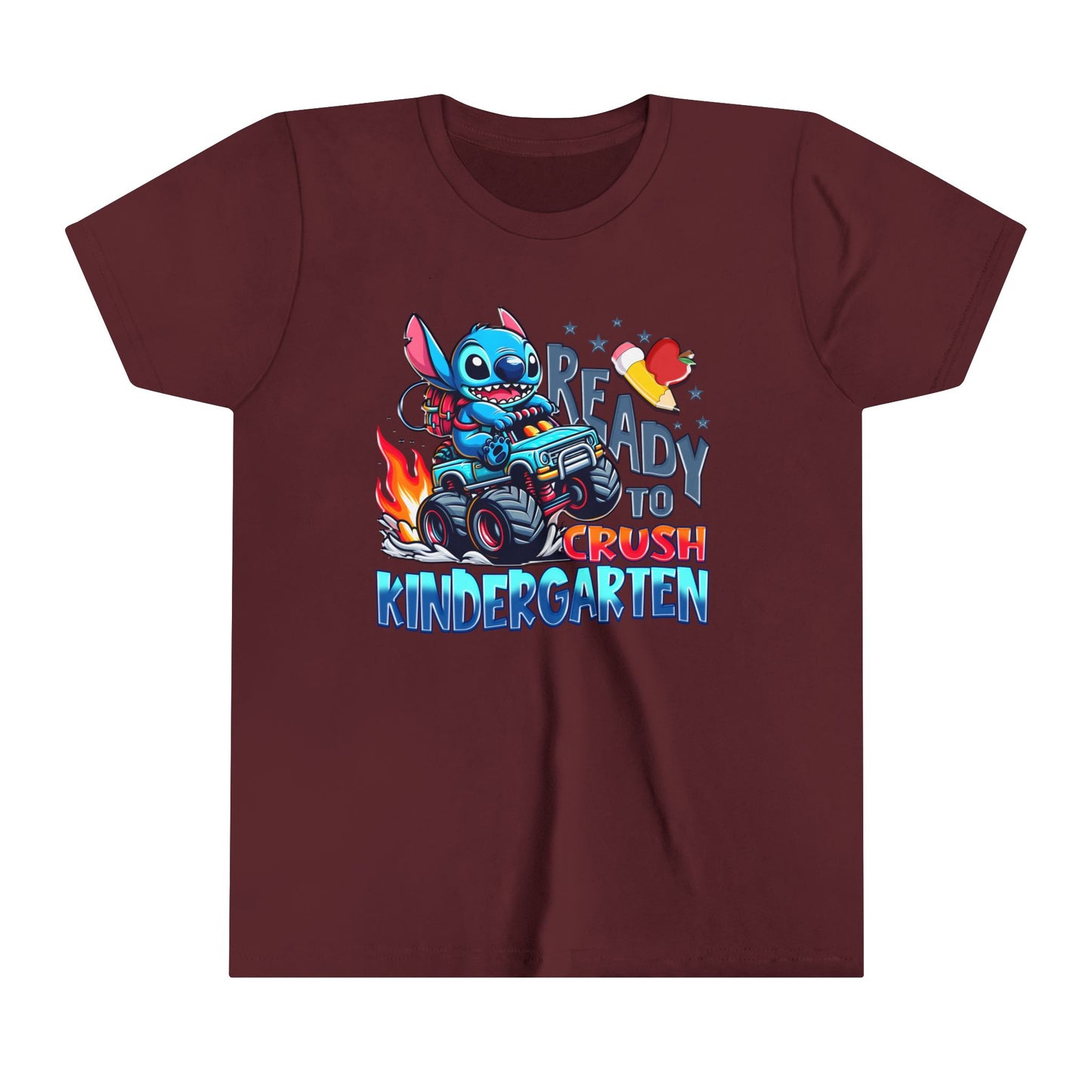 Ready to Crush Kindergarten Youth Short Sleeve Tee