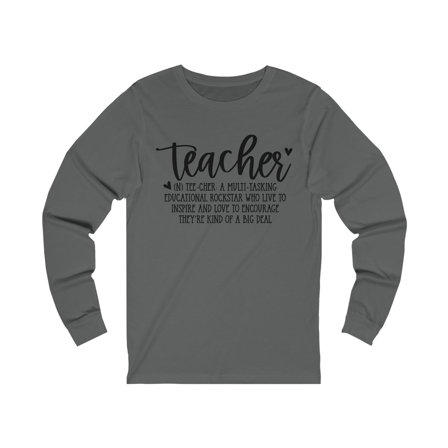 Teacher definition Long sleeve Tshirt