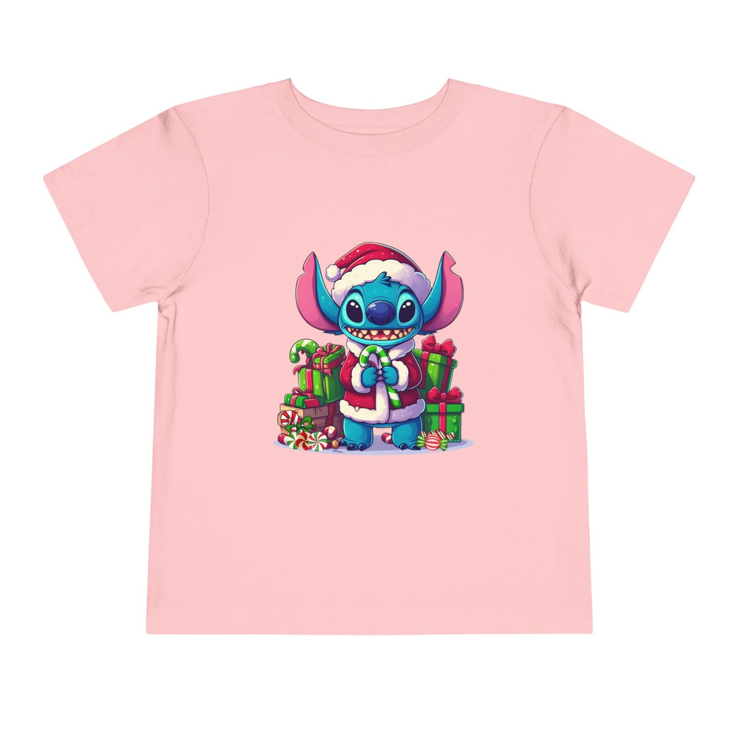 Christmas-Stitch Toddler Short Sleeve Tee