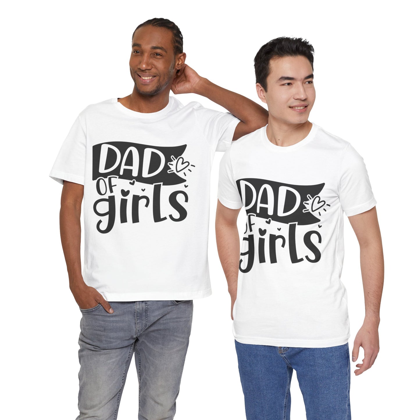 Dad of Girls Jersey Short Sleeve Tee