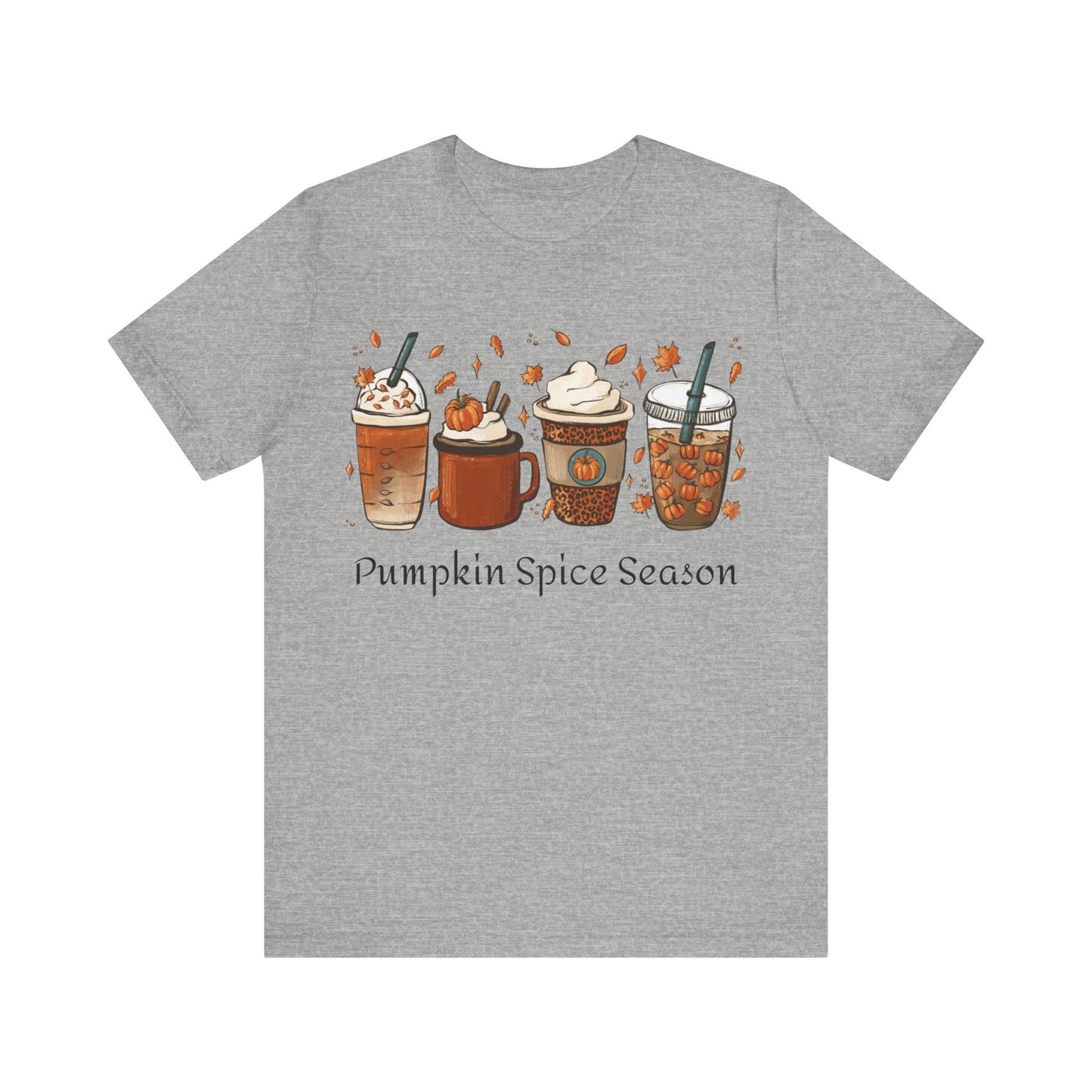 Pumpkin Spice Season Jersey Short Sleeve Tee