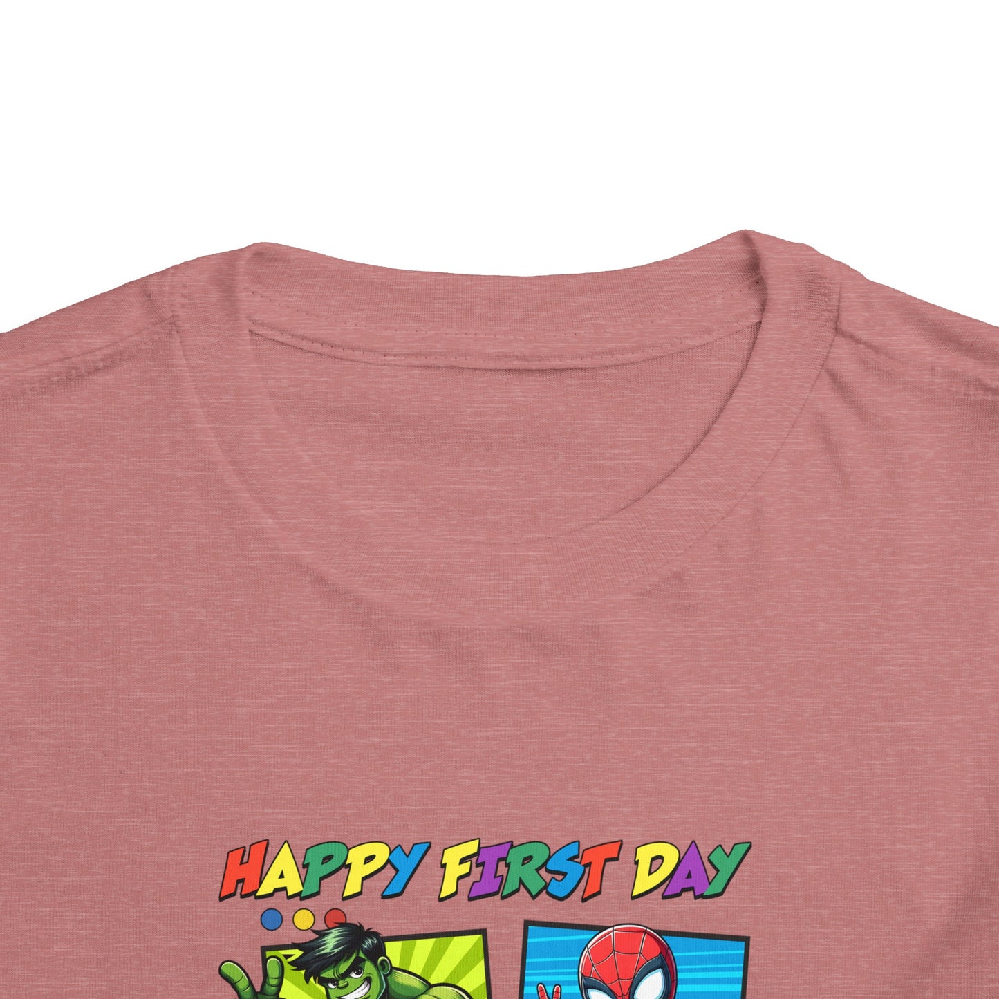 Happy First Day of School Toddler Short Sleeve Tee