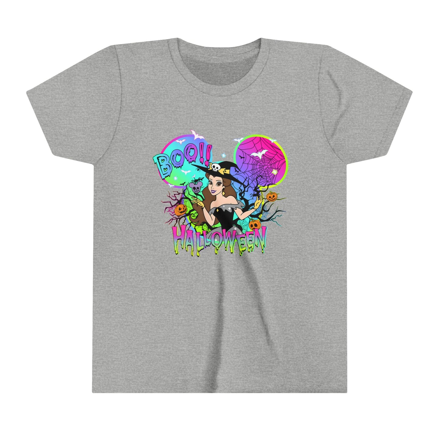 Belle Boo! Halloween Youth Short Sleeve Tee