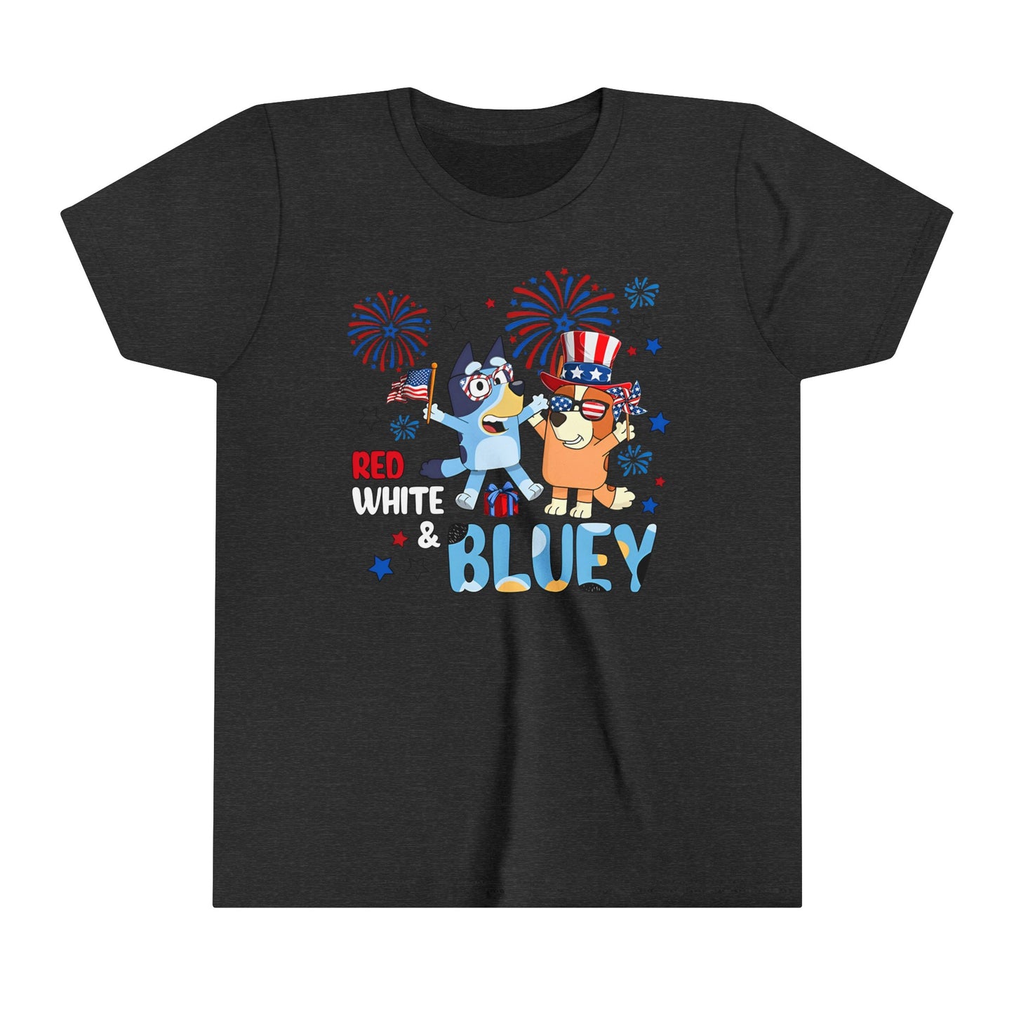 Red, white & Bluey Youth Short Sleeve Tee