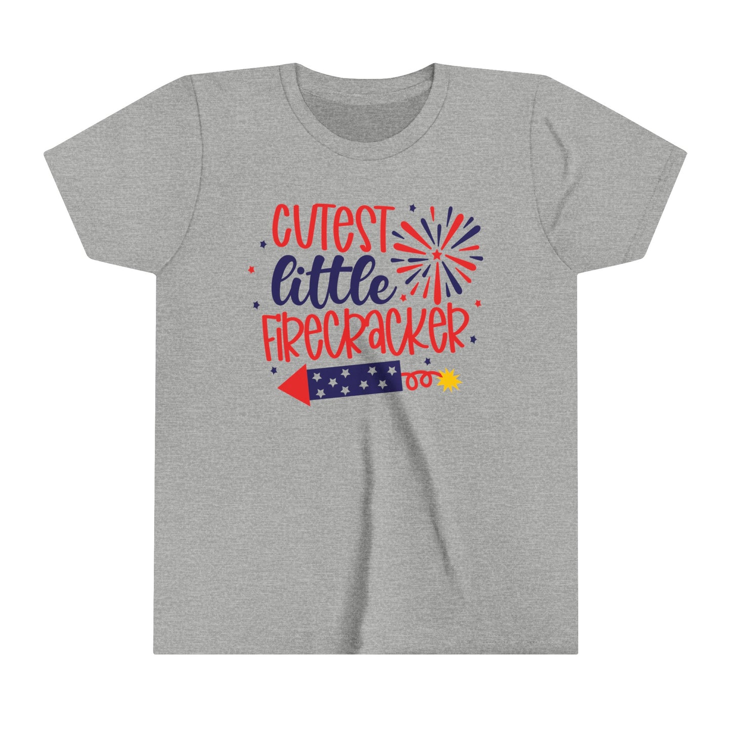Cutest Little Firecracker Youth Short Sleeve Tee