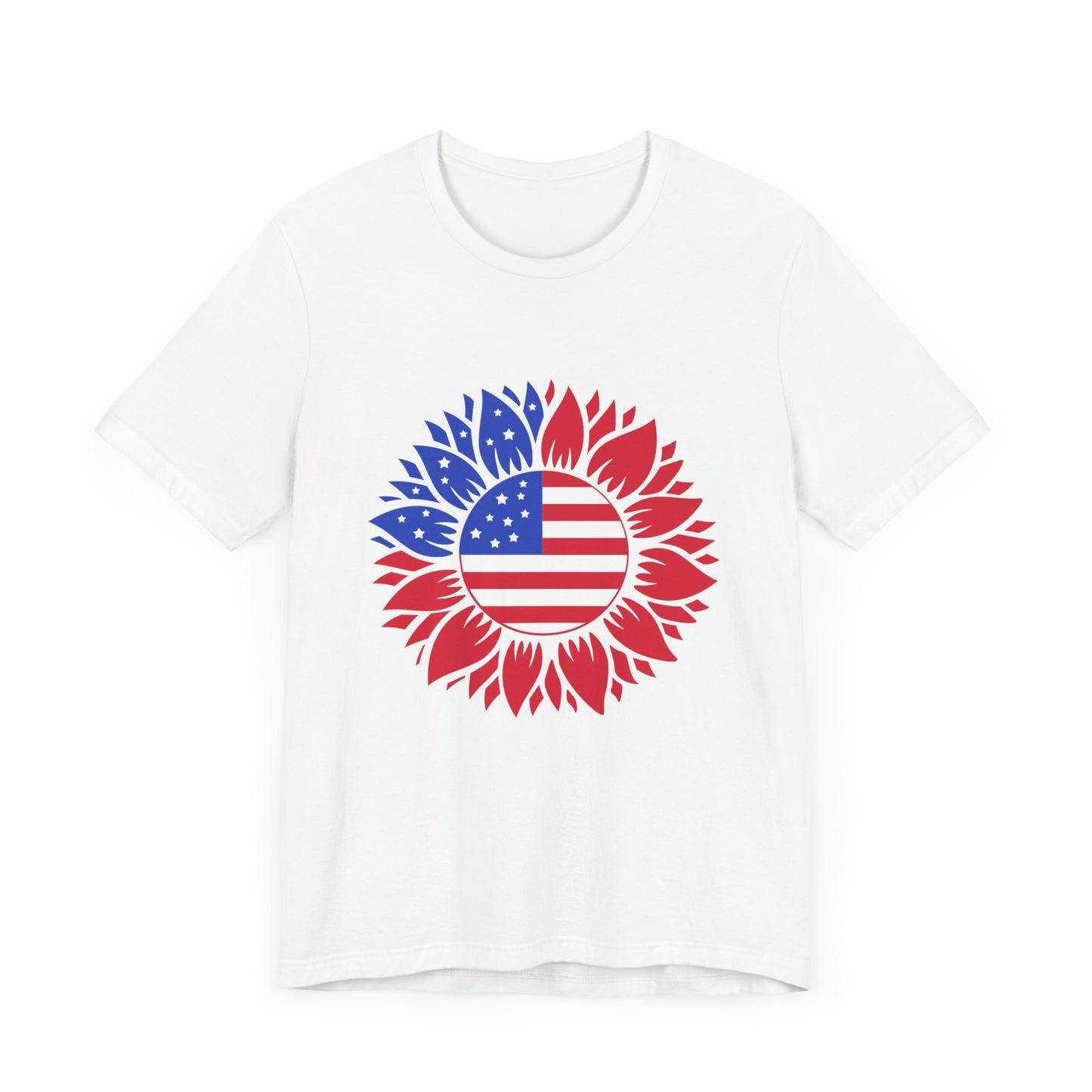 American Sunflower Jersey Short Sleeve Tee