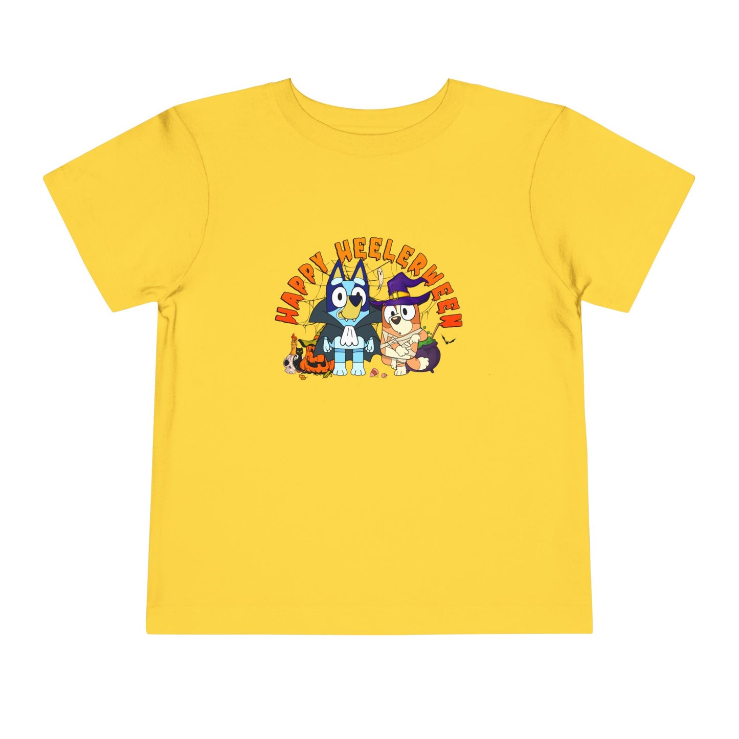 Happy HeelerweenToddler Short Sleeve Tee