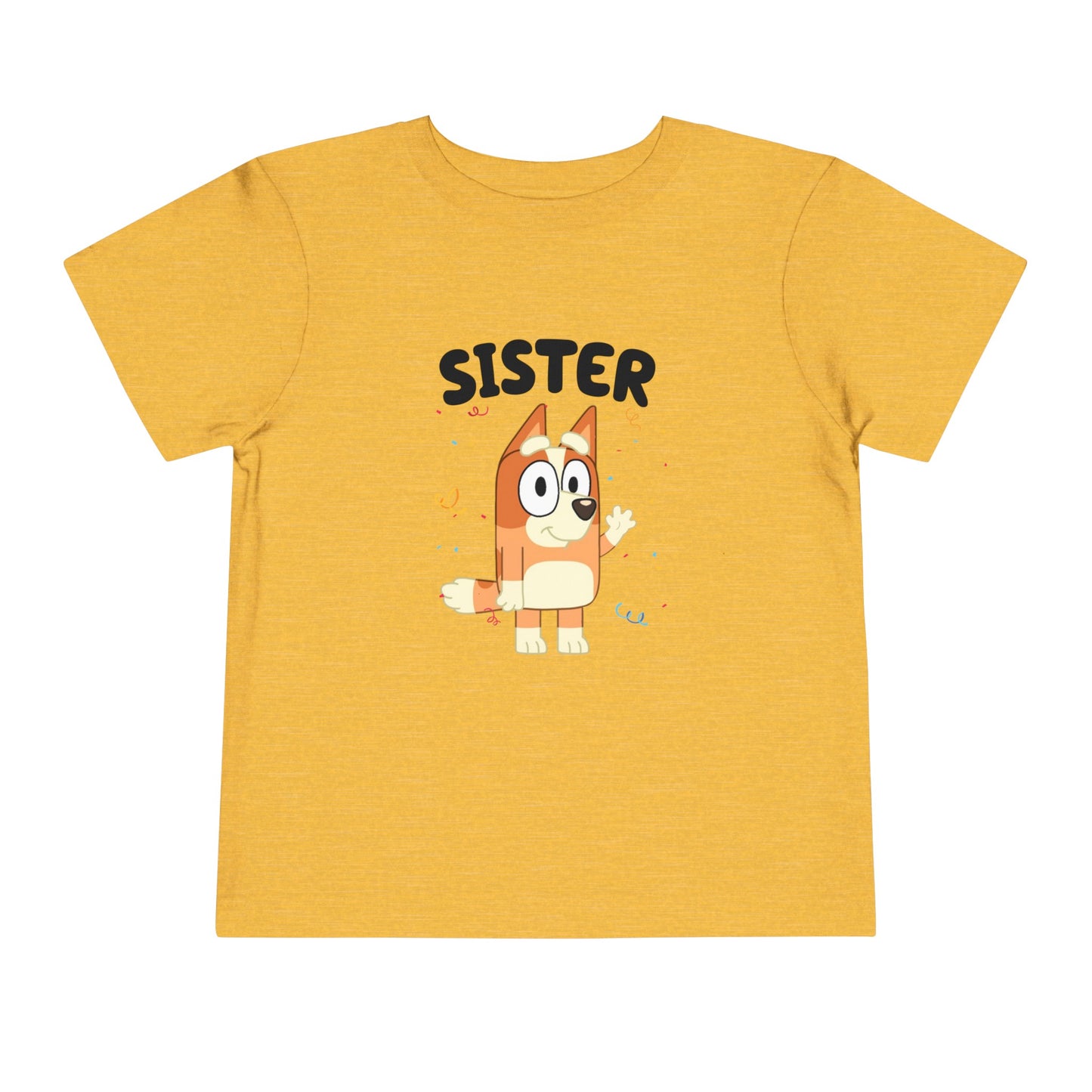 Sister Birthday Toddler Short Sleeve Tee