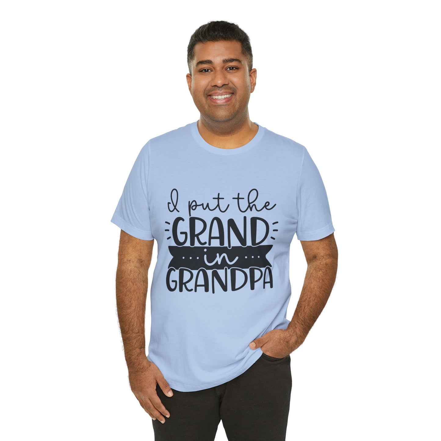I Put the Grand in Grandpa Jersey Short Sleeve Tee