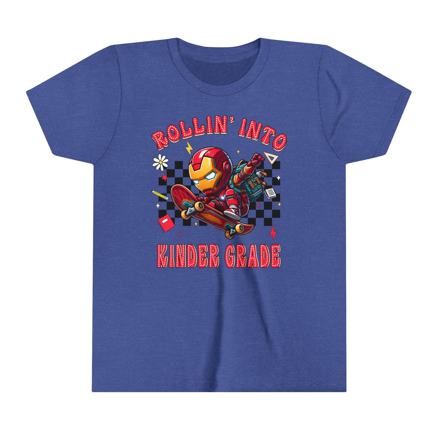 IRON MAN - Rollin' Into Kinder Grade Youth Short Sleeve Tee