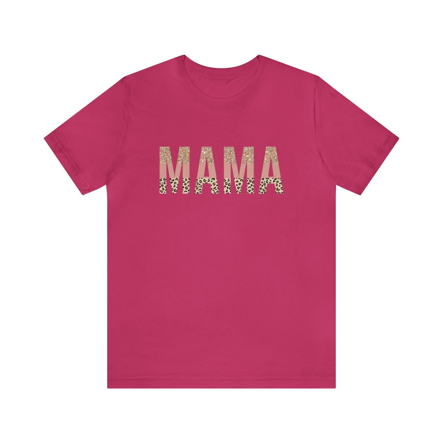 MAMA Leopard print short sleeve tshirt