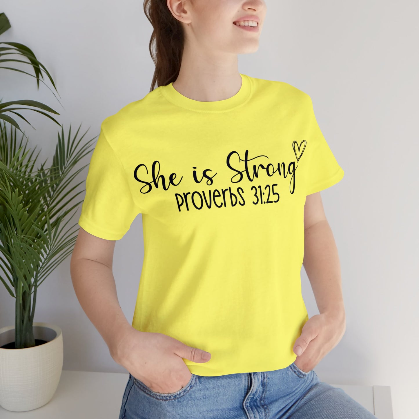 She is Strong Short sleeve Tshirt