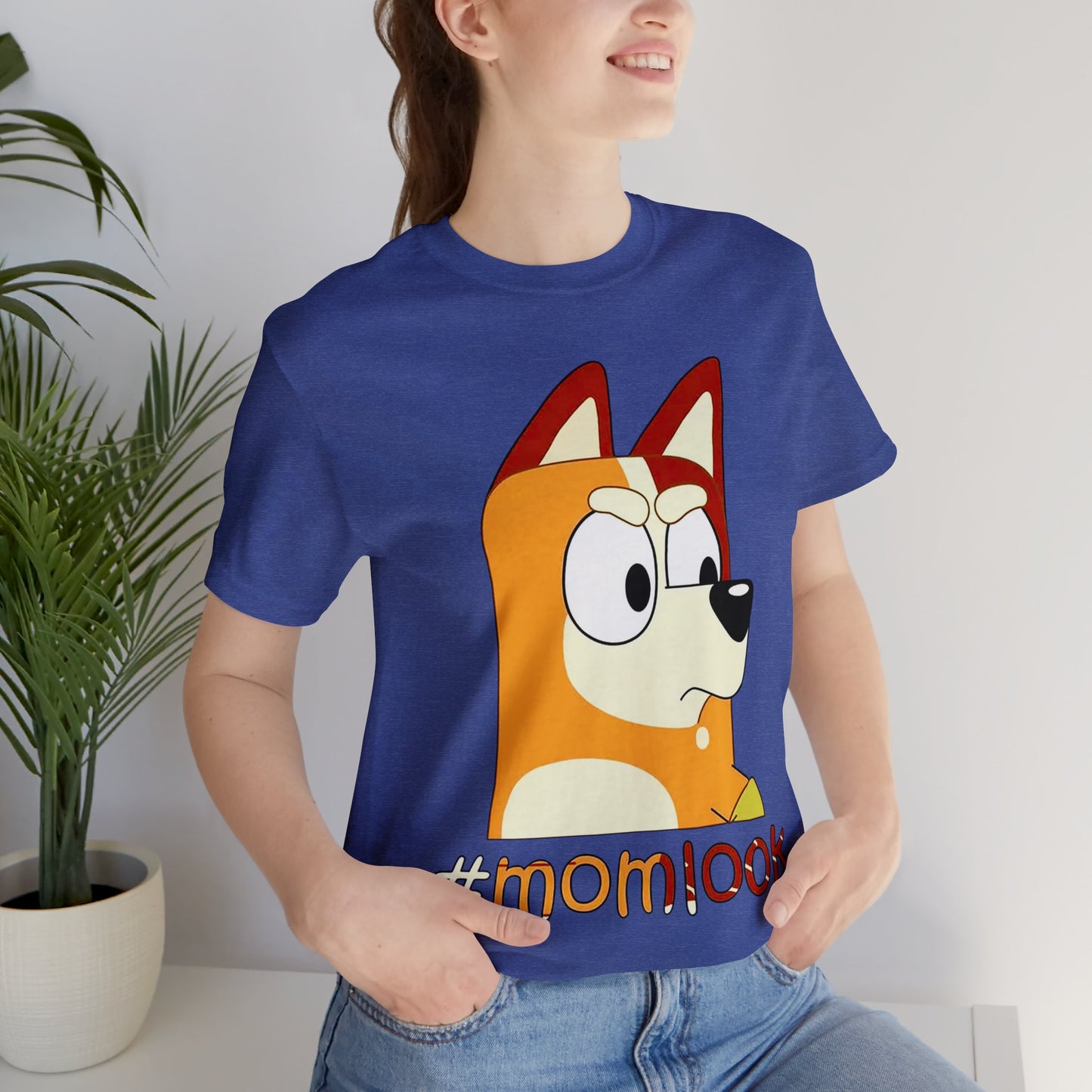 Chilli Heeler #momlook Short Sleeve Tshirt