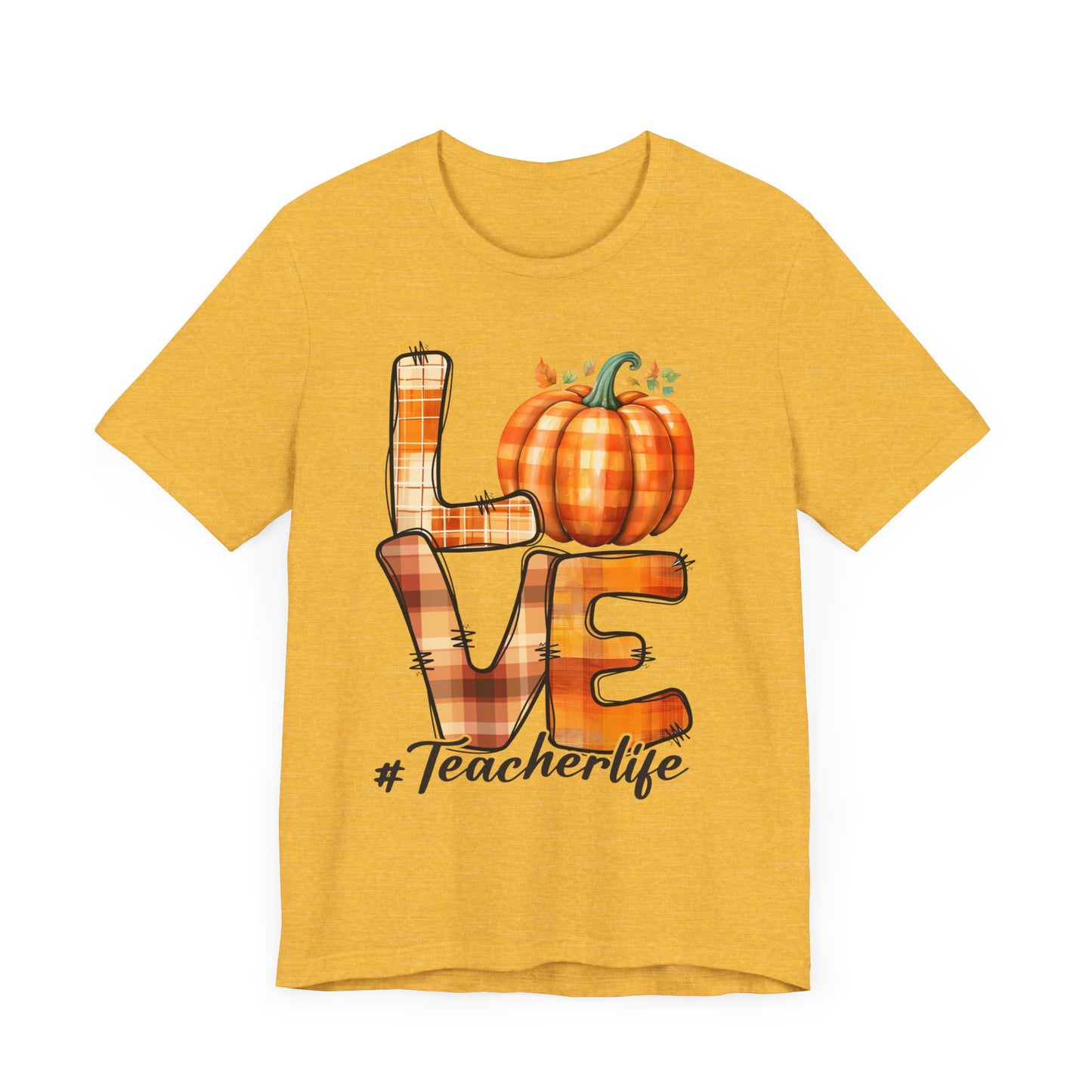 LOVE Teacher Life Jersey Short Sleeve Tee