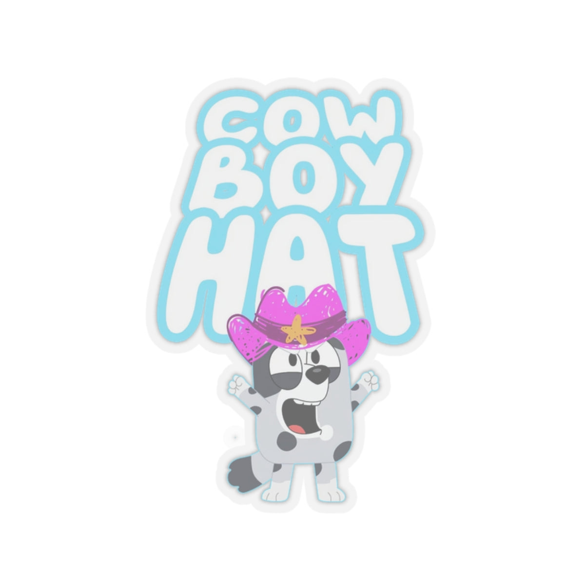 COWBOY HAT - Muffin Kiss-Cut Stickers