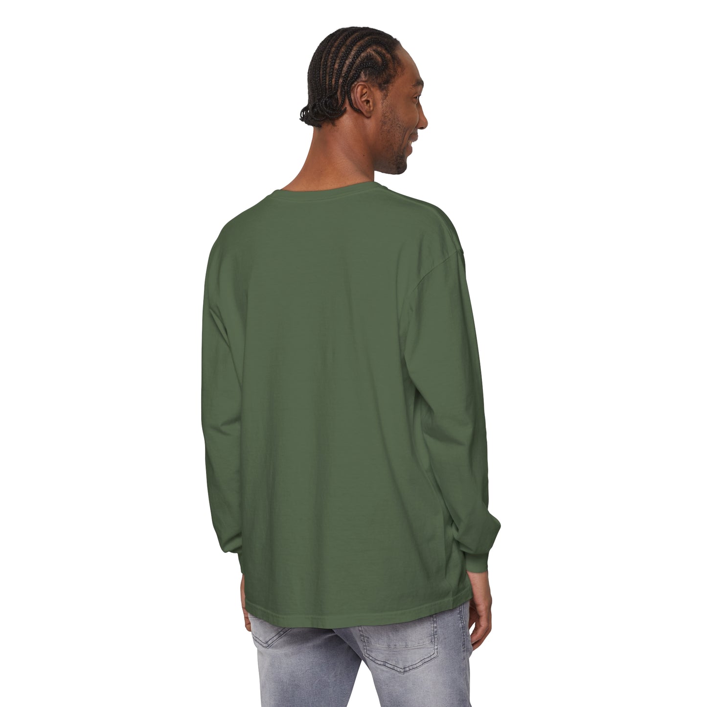 Pumpkin Spice Season Garment-dyed Long Sleeve T-Shirt