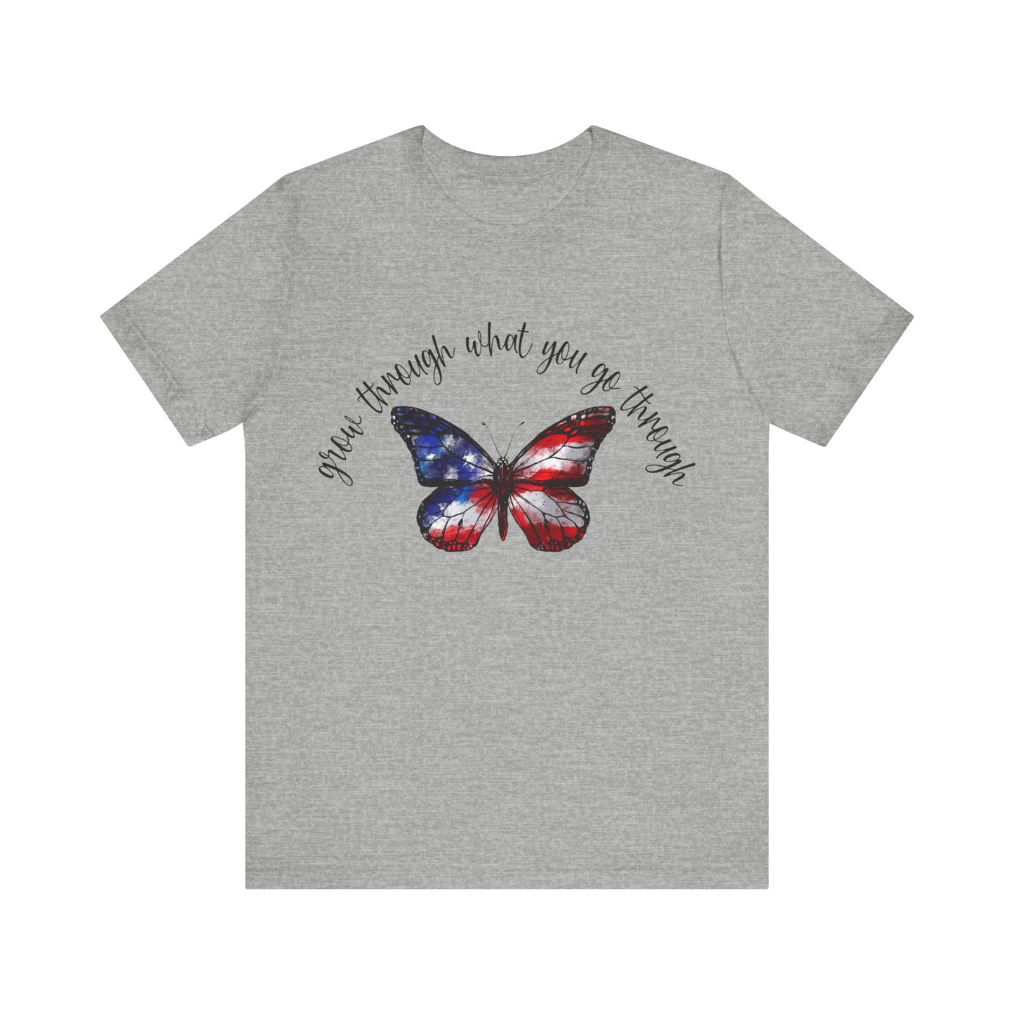 Grow Through What You Go Through Jersey Short Sleeve Tee