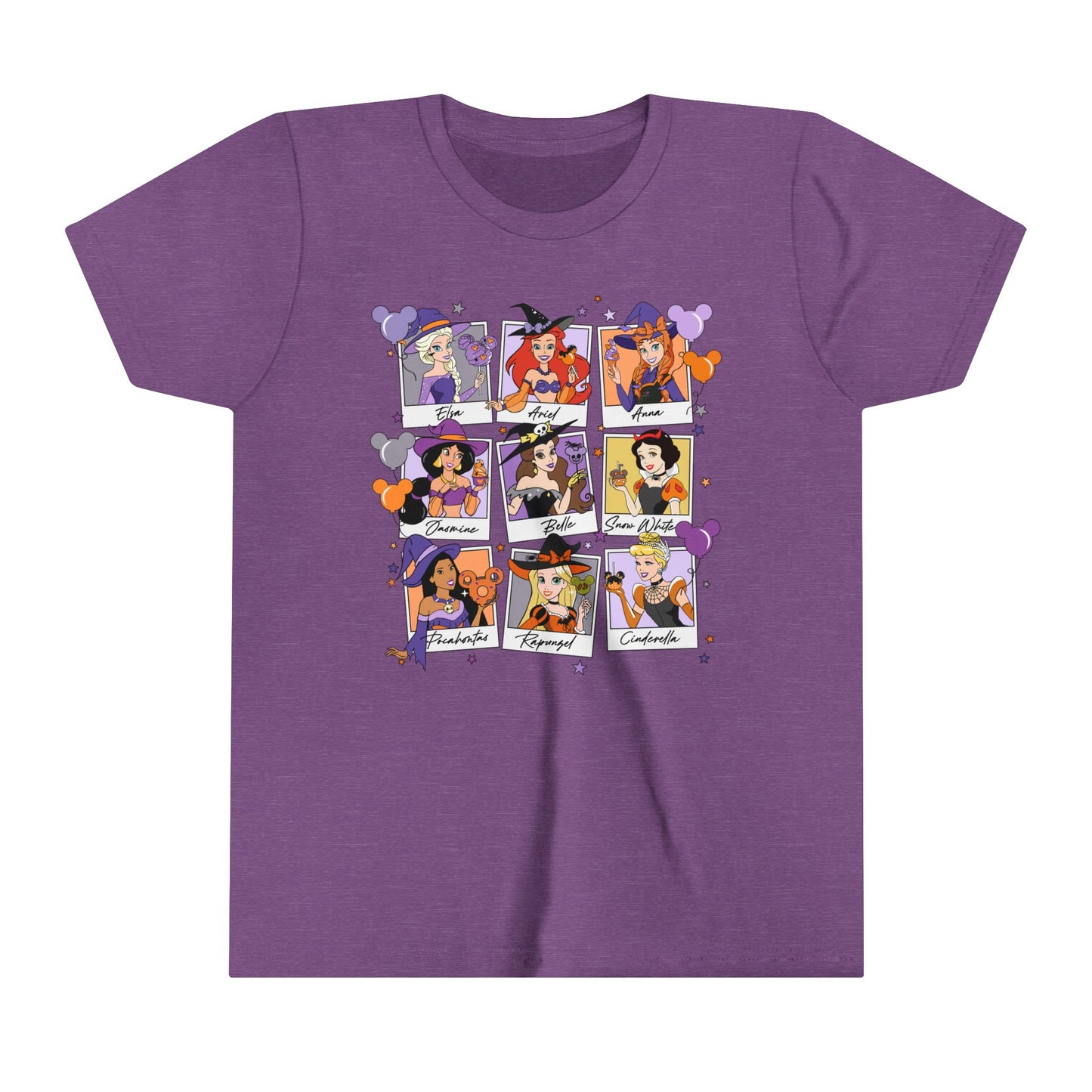 Disney Princess Halloween Youth Short Sleeve Tee