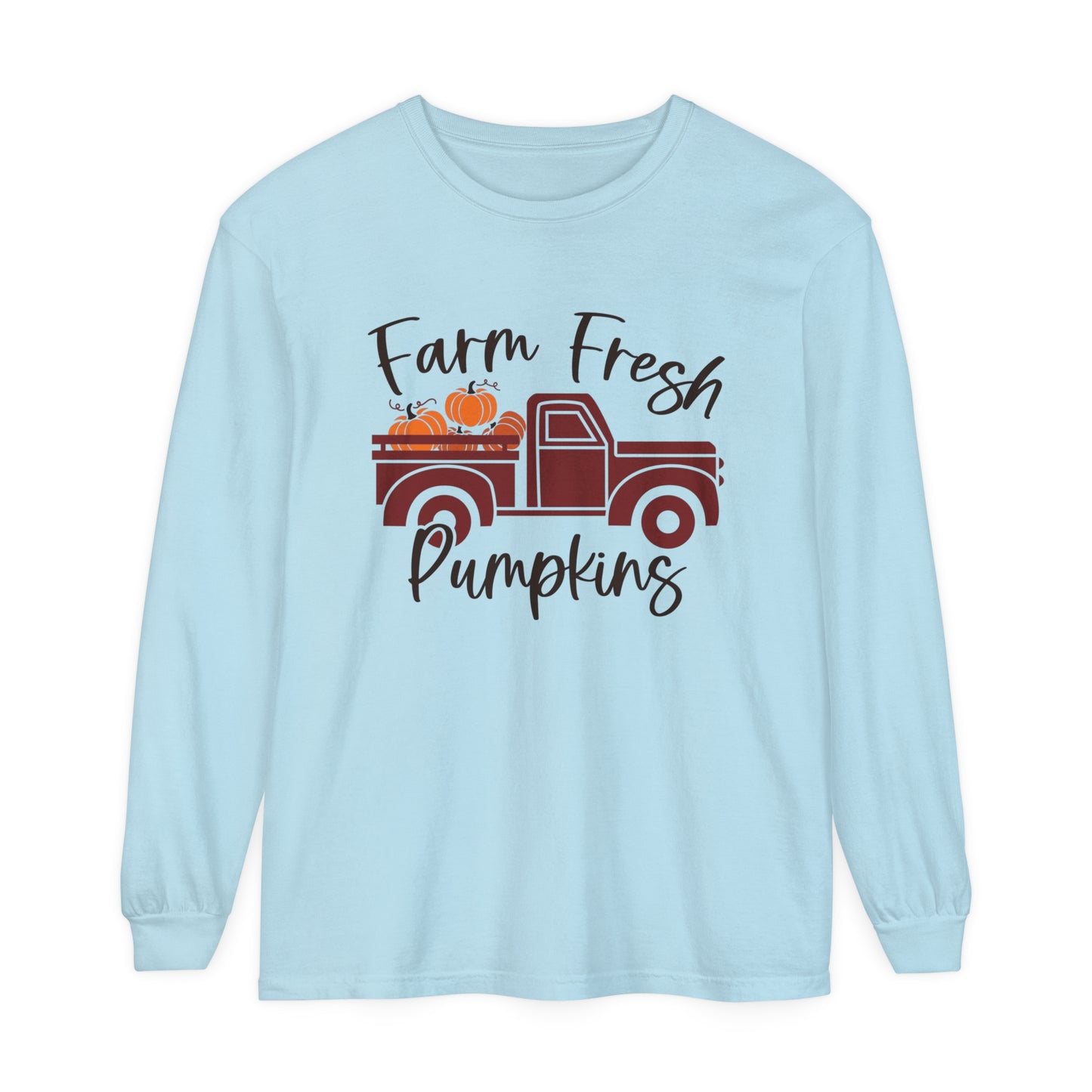 Farm Fresh Pumpkins Long Sleeve T-Shirt