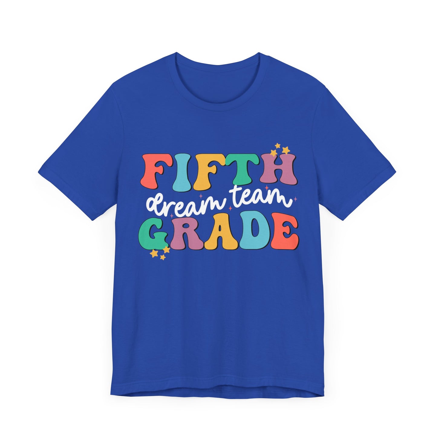Fifth Grade Dream Team Jersey Short Sleeve Tee