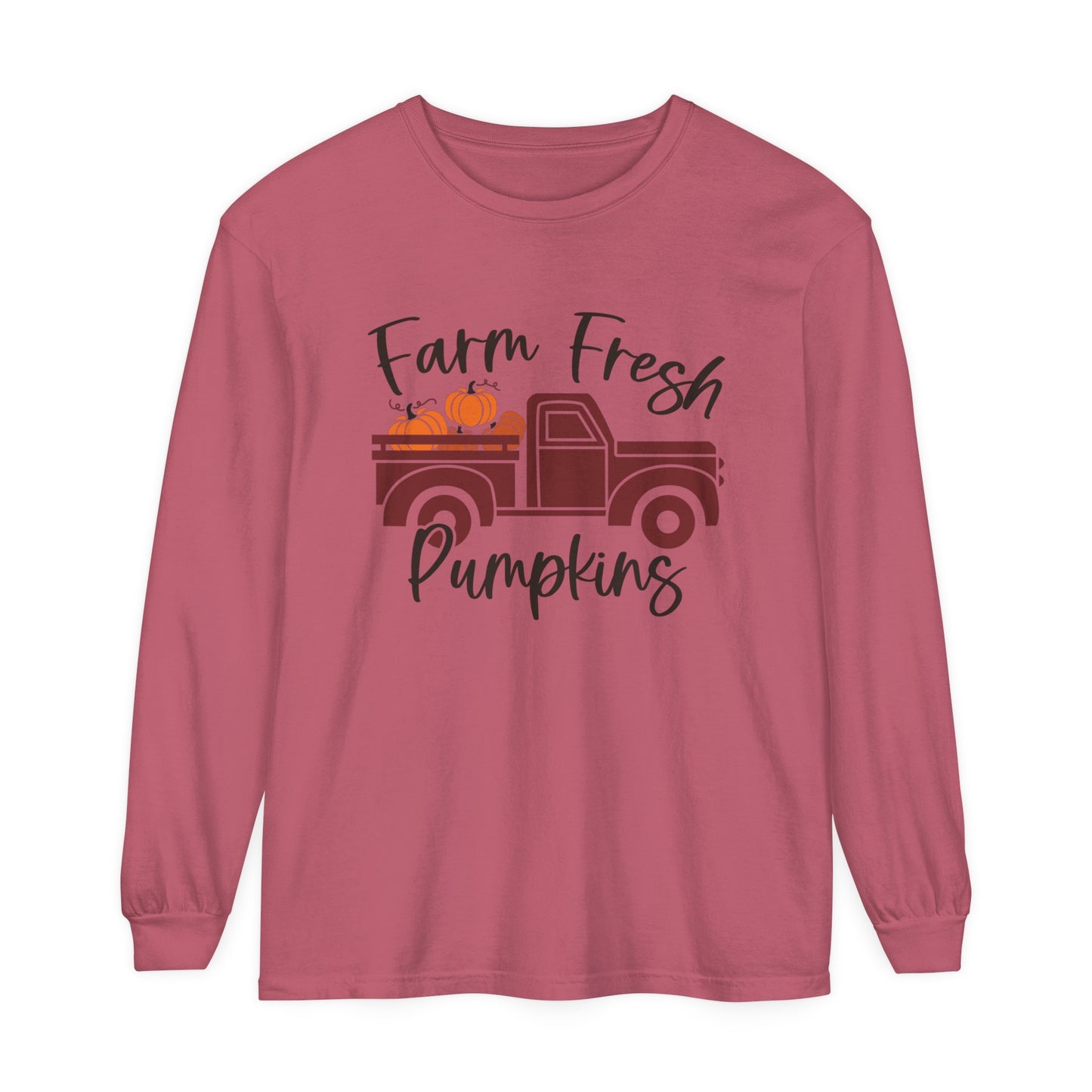 Farm Fresh Pumpkins Long Sleeve T-Shirt