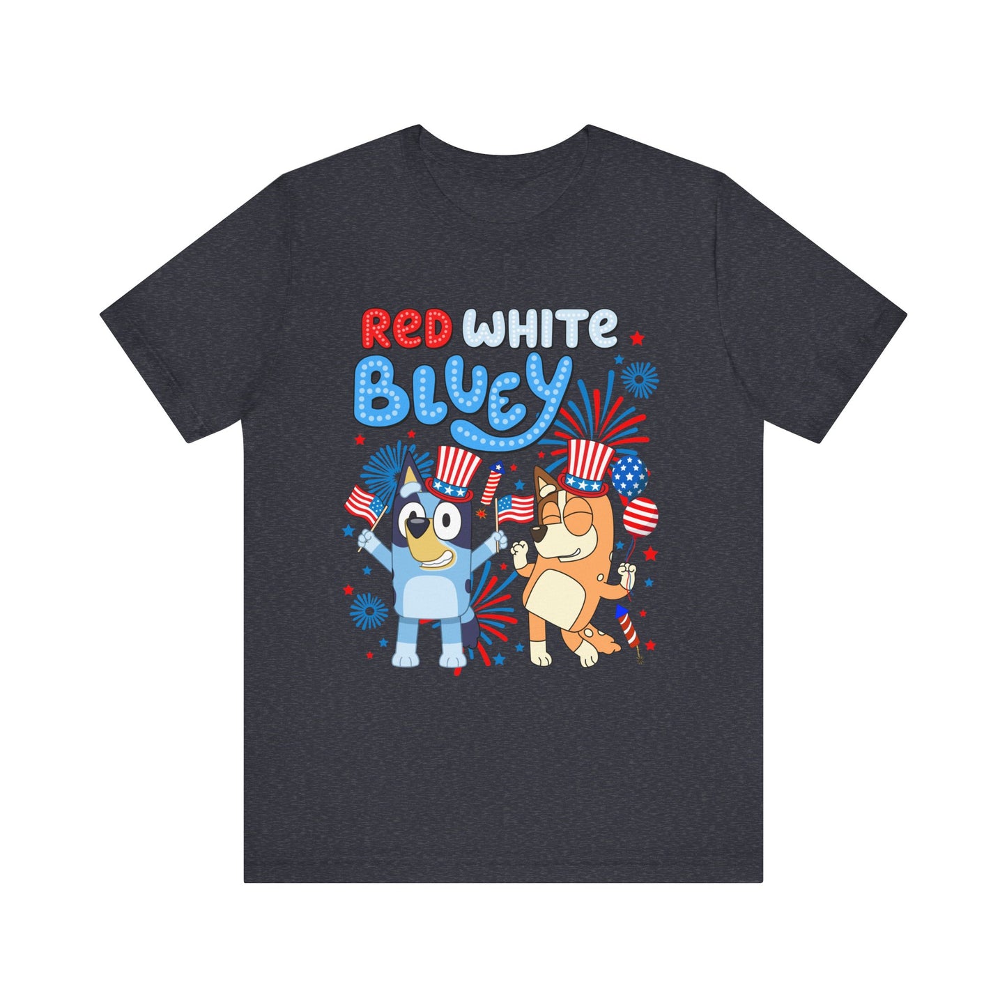 Red, White & Blue Jersey Short Sleeve Tee