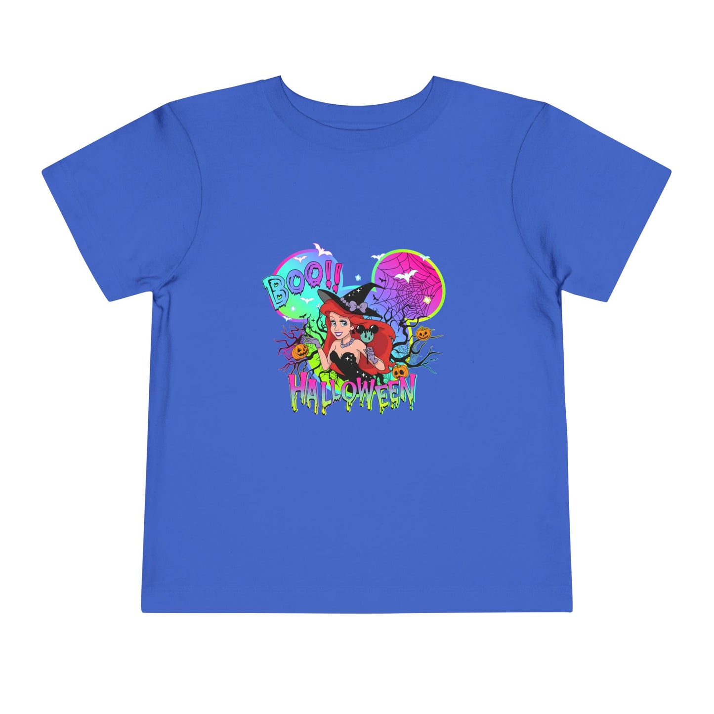 Ariel Boo! Halloween Toddler Short Sleeve Tee