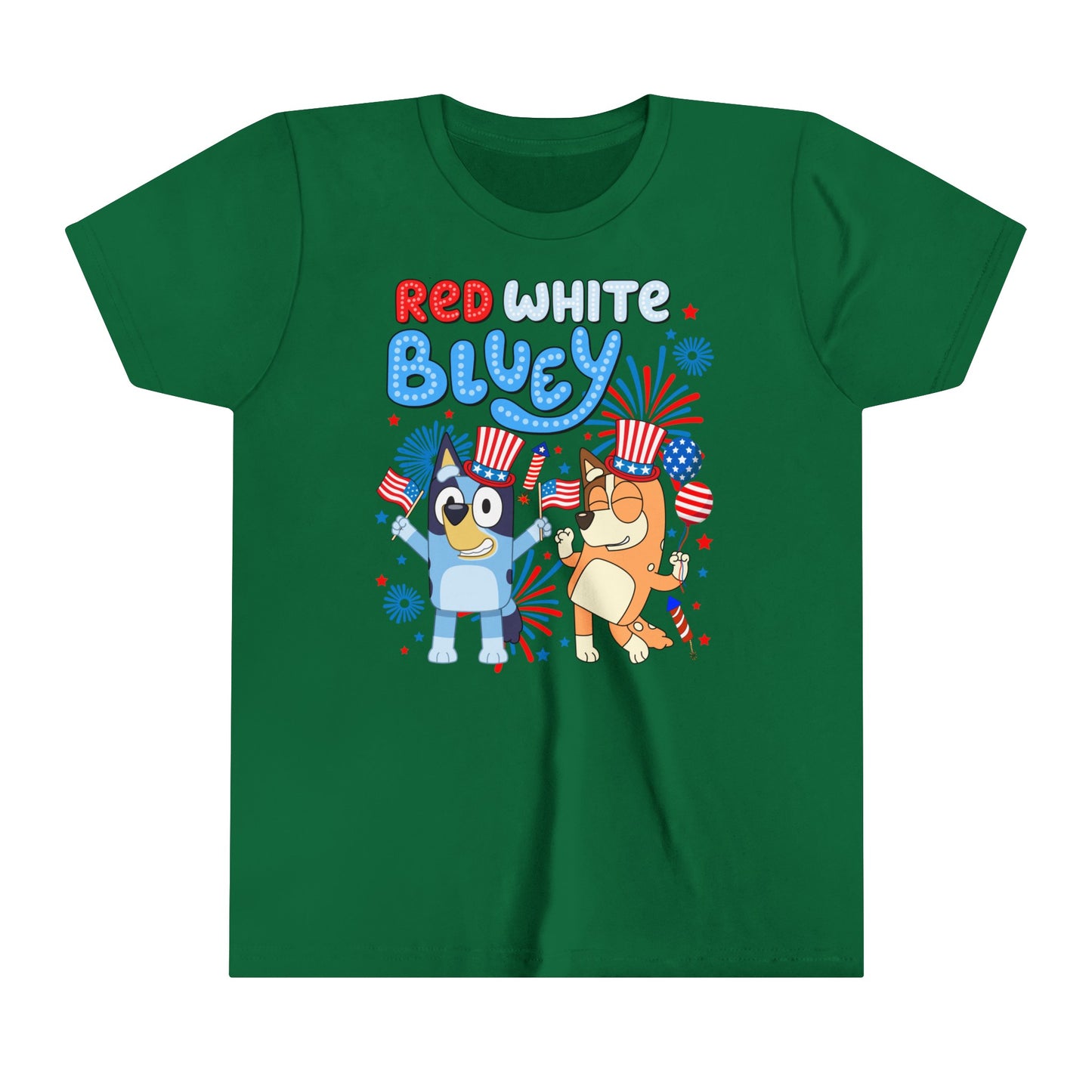 Red, White & Bluey Youth Short Sleeve Tee