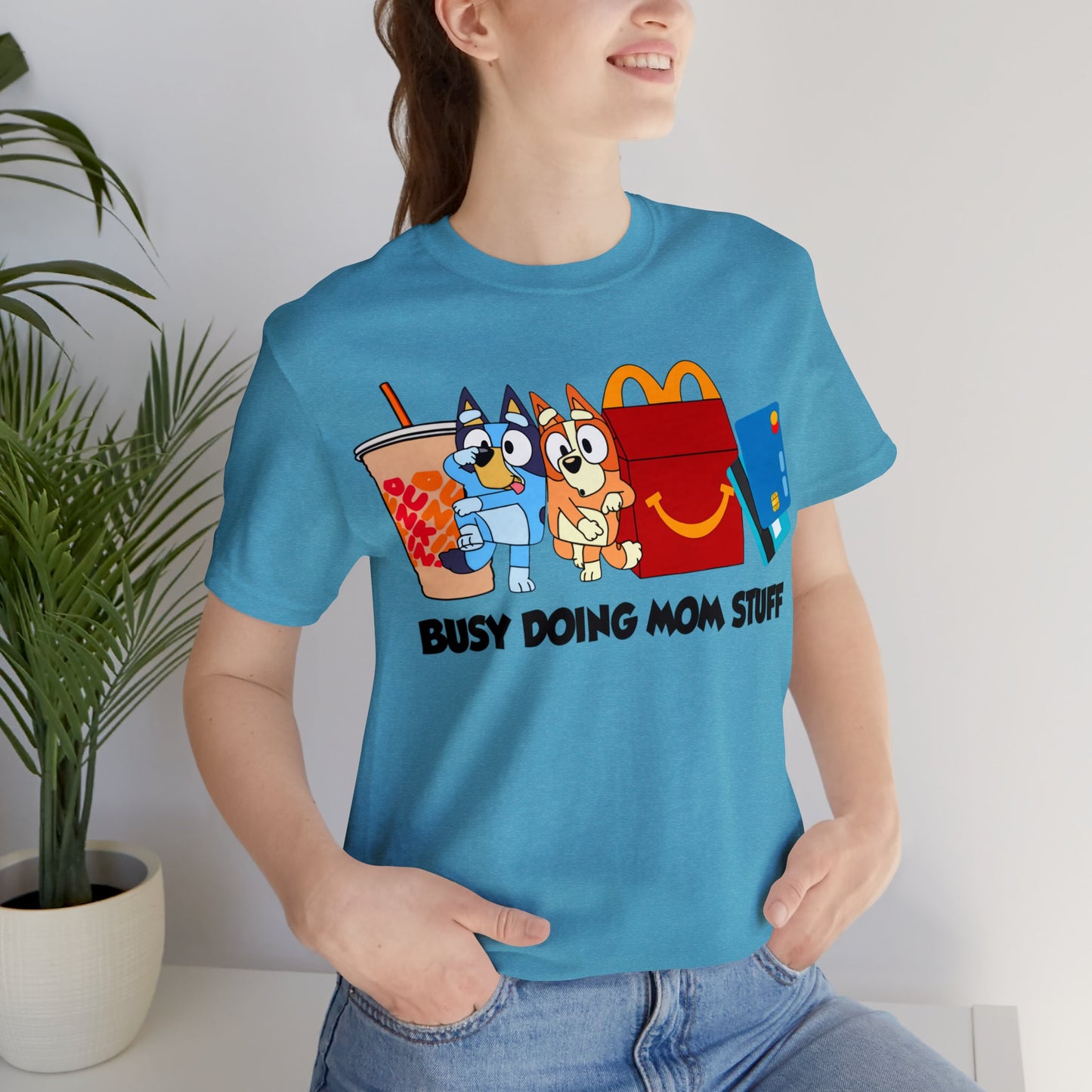 Busy Doing Mom Stuff Short Sleeve Tshirt