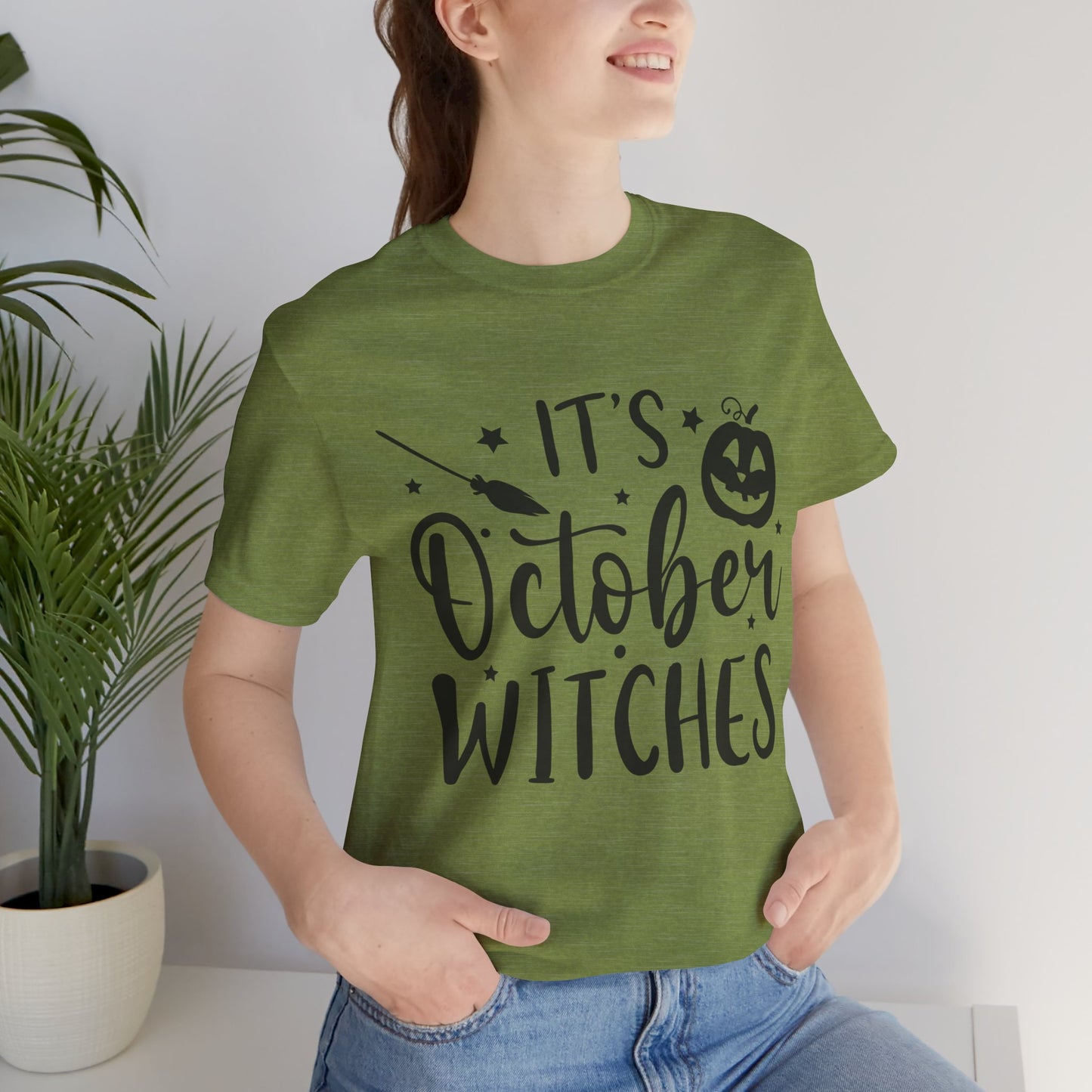It's October Witches Jersey Short Sleeve Tee