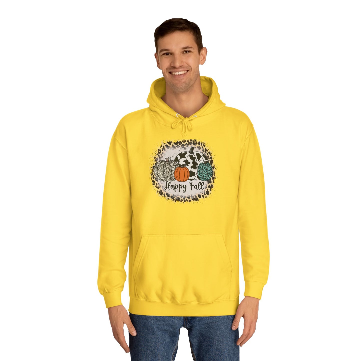 Happy Fall College Hoodie