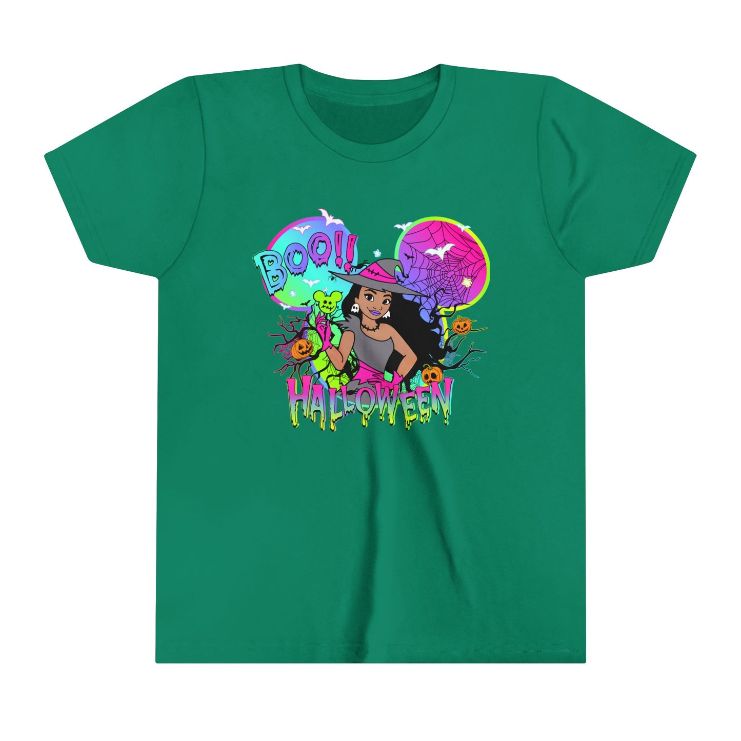 Moana Boo! Halloween Youth Short Sleeve Tee