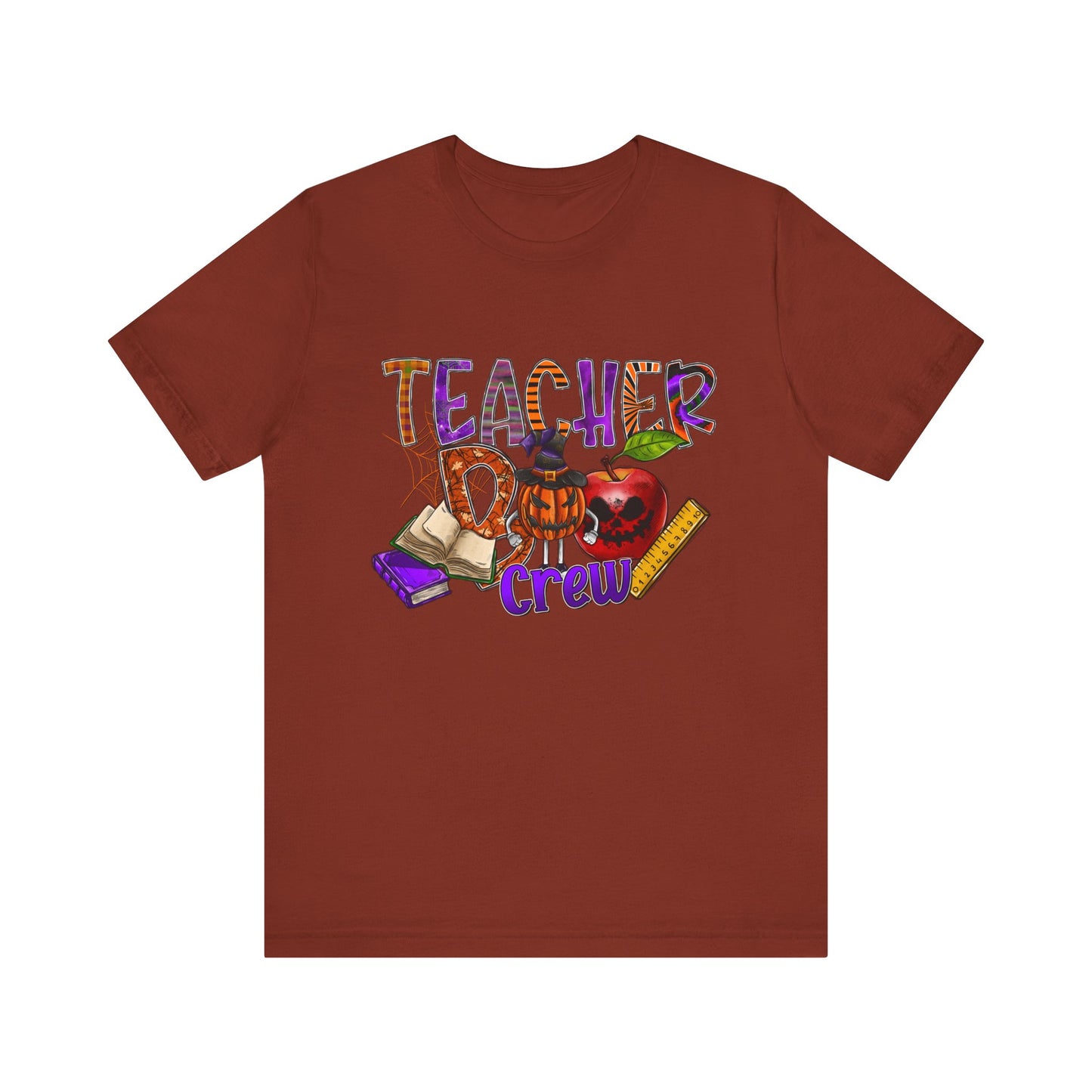 Teacher Boo Crew Jersey Short Sleeve Tee