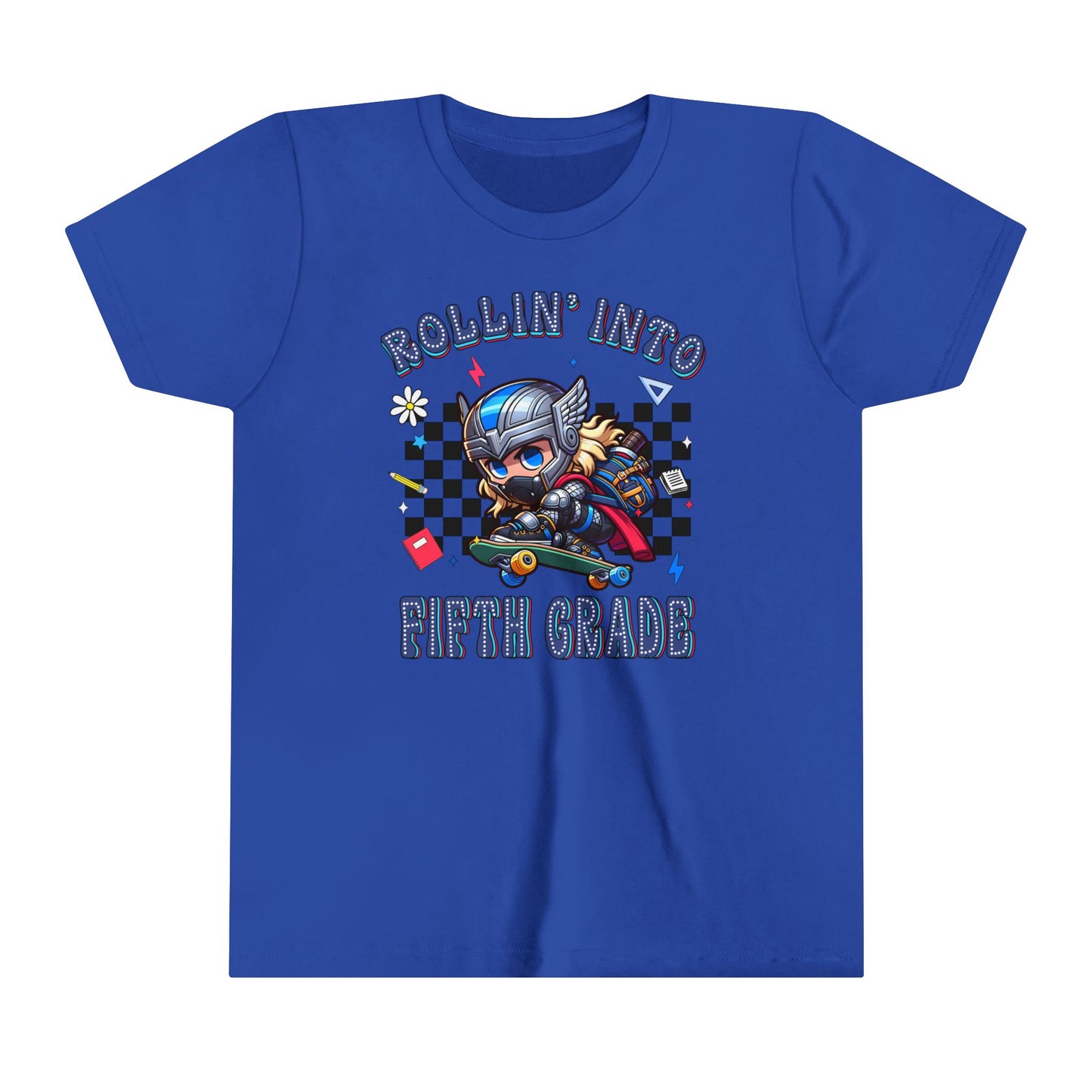 THOR - Rollin' Into 5th Grade Youth Short Sleeve Tee