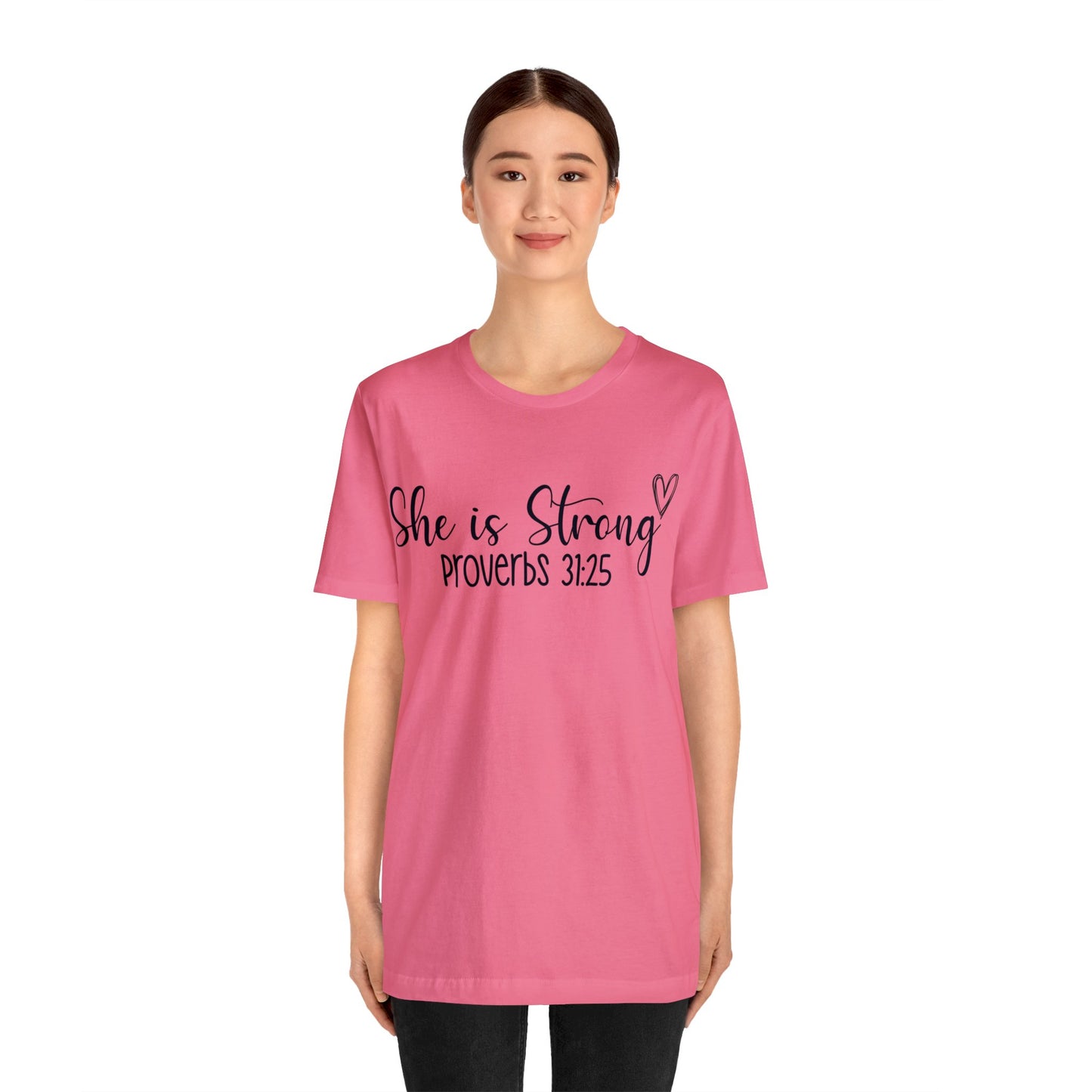 She is Strong Short sleeve Tshirt