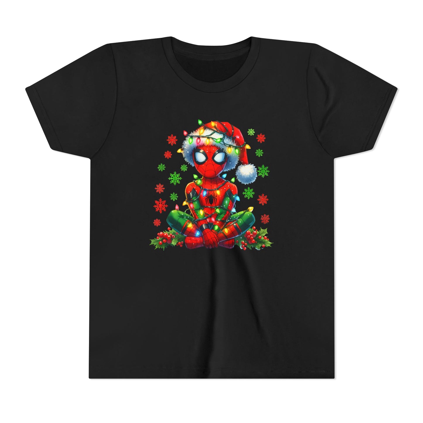 Spidey Christmas Youth Short Sleeve Tee