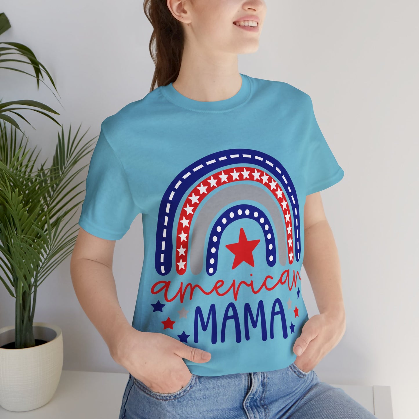 American Mama Jersey Short Sleeve Tee