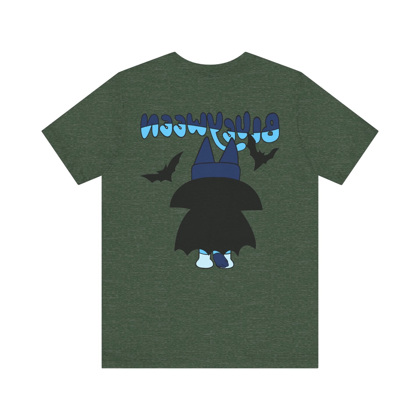 Blueyween "Blue Vampire" (front and back) Jersey Short Sleeve Tee