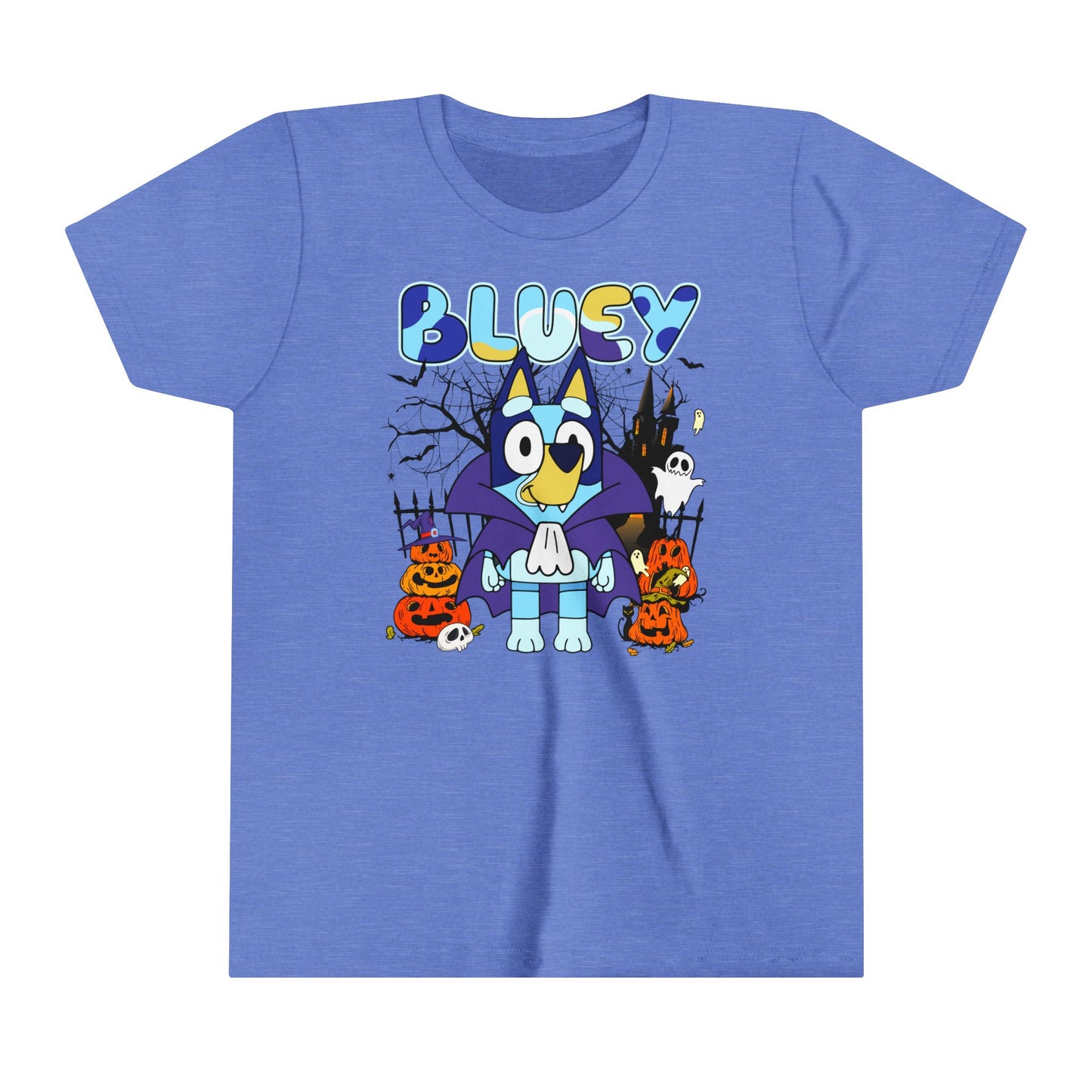 Blue vampire Youth Short Sleeve Tee